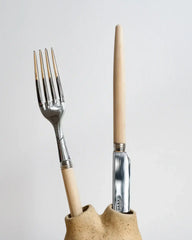 Sabre Paris Jonc 24-piece stainless steel cutlery set with wood handles - Buy now on ShopDecor - Discover the best products by SABRE PARIS design