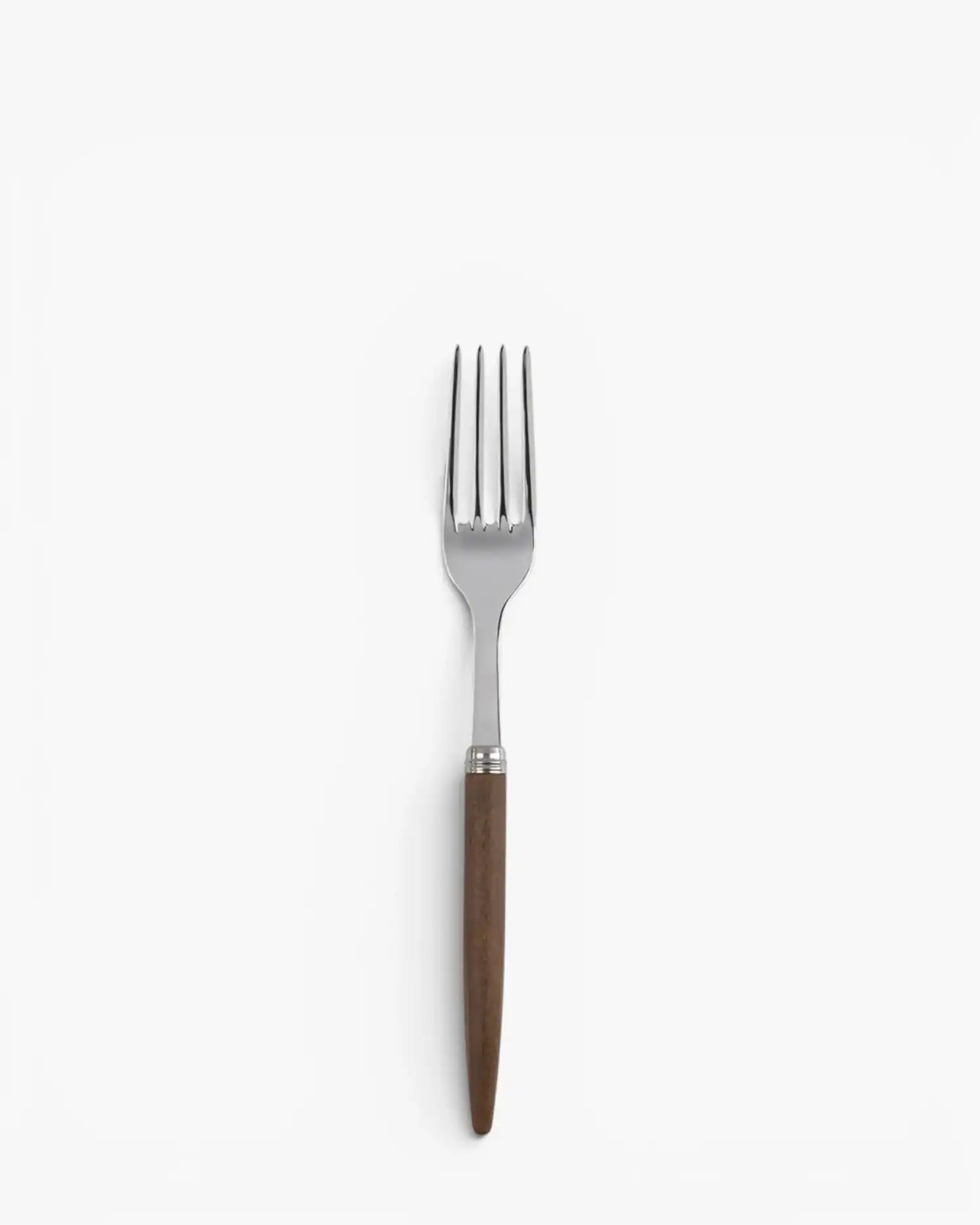 Sabre Paris Jonc stainless steel dessert fork with wood handle Sabre Paris Dark Wood - Buy now on ShopDecor - Discover the best products by SABRE PARIS design