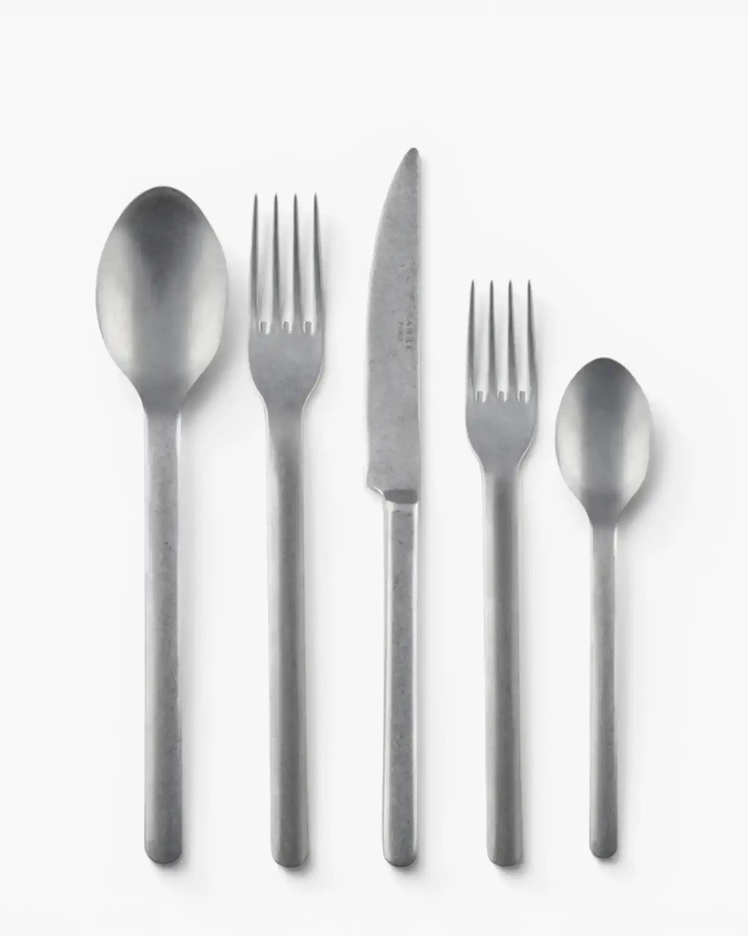 Sabre Paris Loft 5-piece stainless steel cutlery set Vintage steel - Buy now on ShopDecor - Discover the best products by SABRE PARIS design