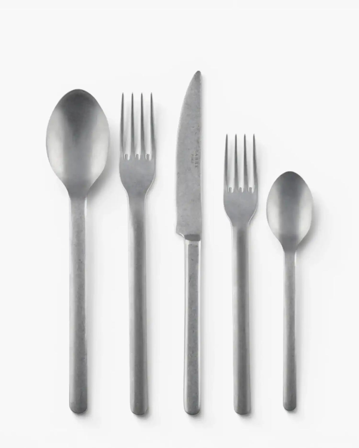 Sabre Paris Loft 5-piece stainless steel cutlery set Vintage steel - Buy now on ShopDecor - Discover the best products by SABRE PARIS design