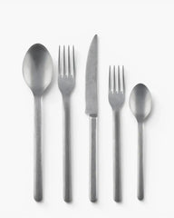 Sabre Paris Loft 5-piece stainless steel cutlery set Vintage steel - Buy now on ShopDecor - Discover the best products by SABRE PARIS design