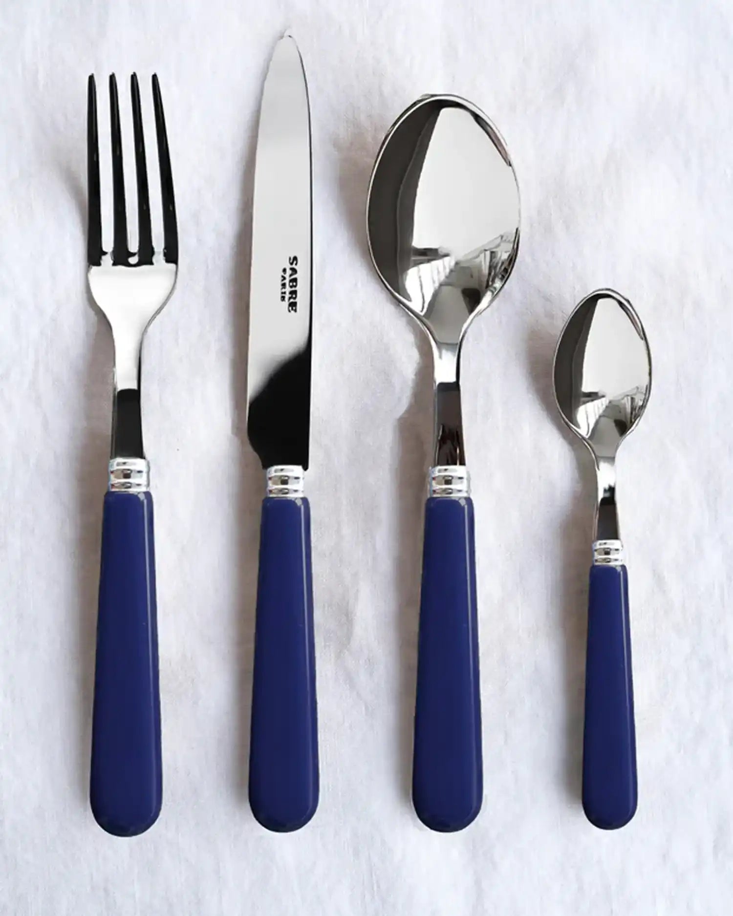 Sabre Paris Pop 24-piece stainless steel cutlery set with acrylic handles - Buy now on ShopDecor - Discover the best products by SABRE PARIS design