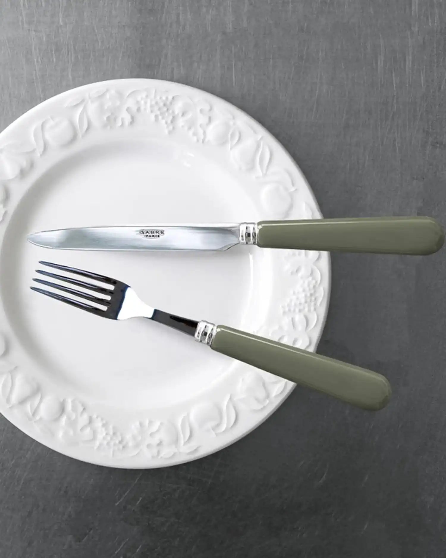 Sabre Paris Pop 5-piece stainless steel cutlery set with acrylic handles - Buy now on ShopDecor - Discover the best products by SABRE PARIS design