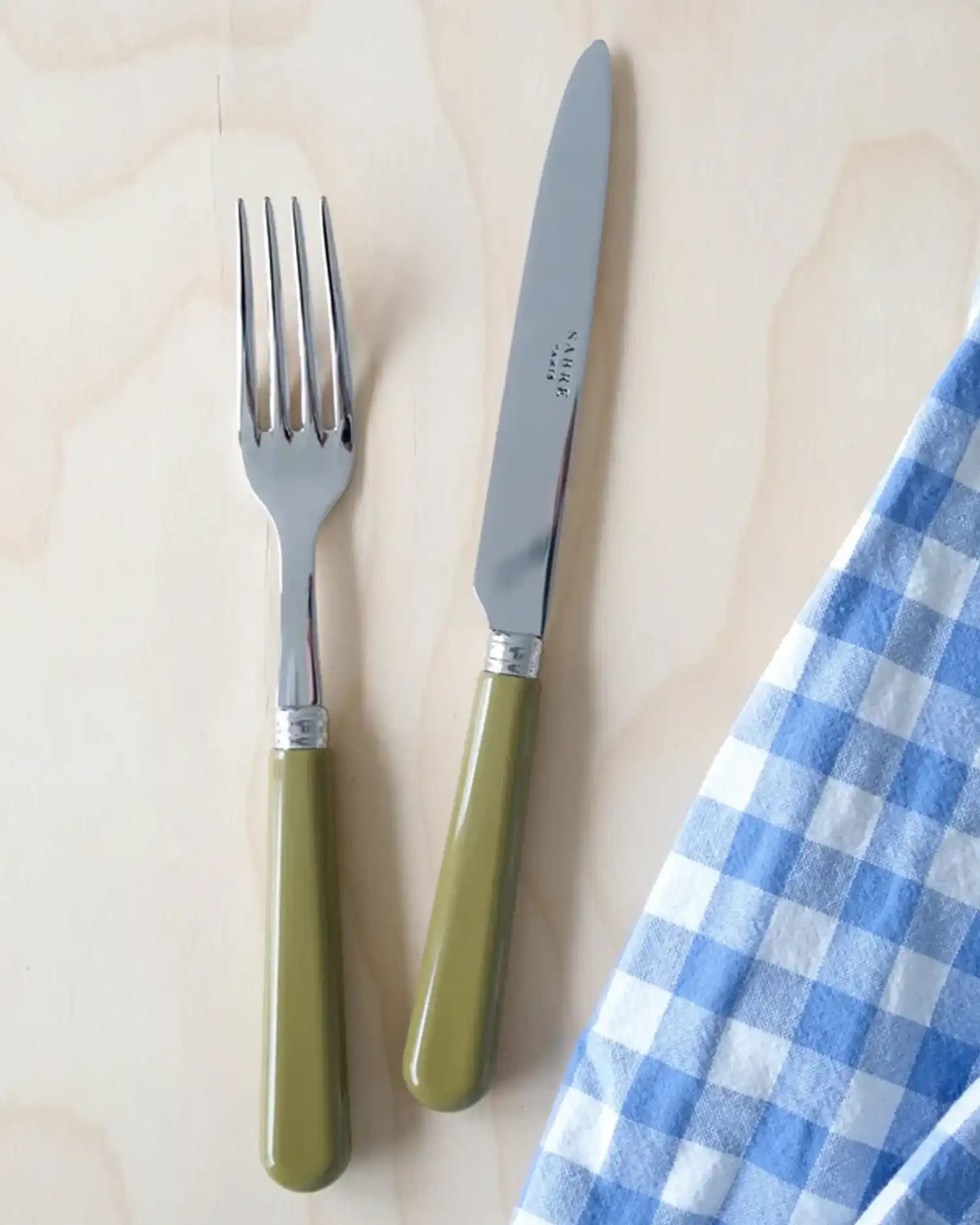 Sabre Paris Pop 5-piece stainless steel cutlery set with acrylic handles - Buy now on ShopDecor - Discover the best products by SABRE PARIS design