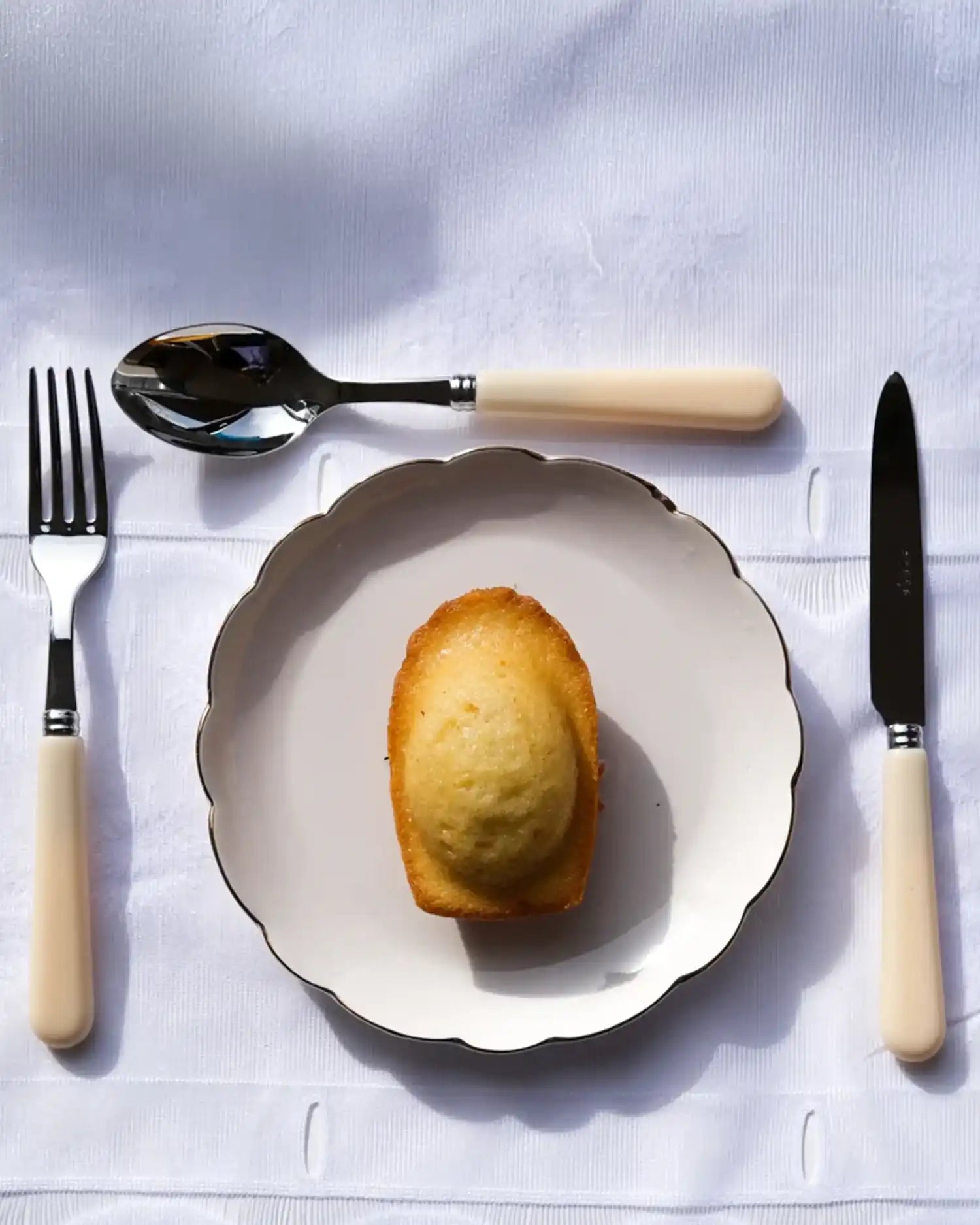 Sabre Paris Pop stainless steel dessert fork with acrylic handle - Buy now on ShopDecor - Discover the best products by SABRE PARIS design