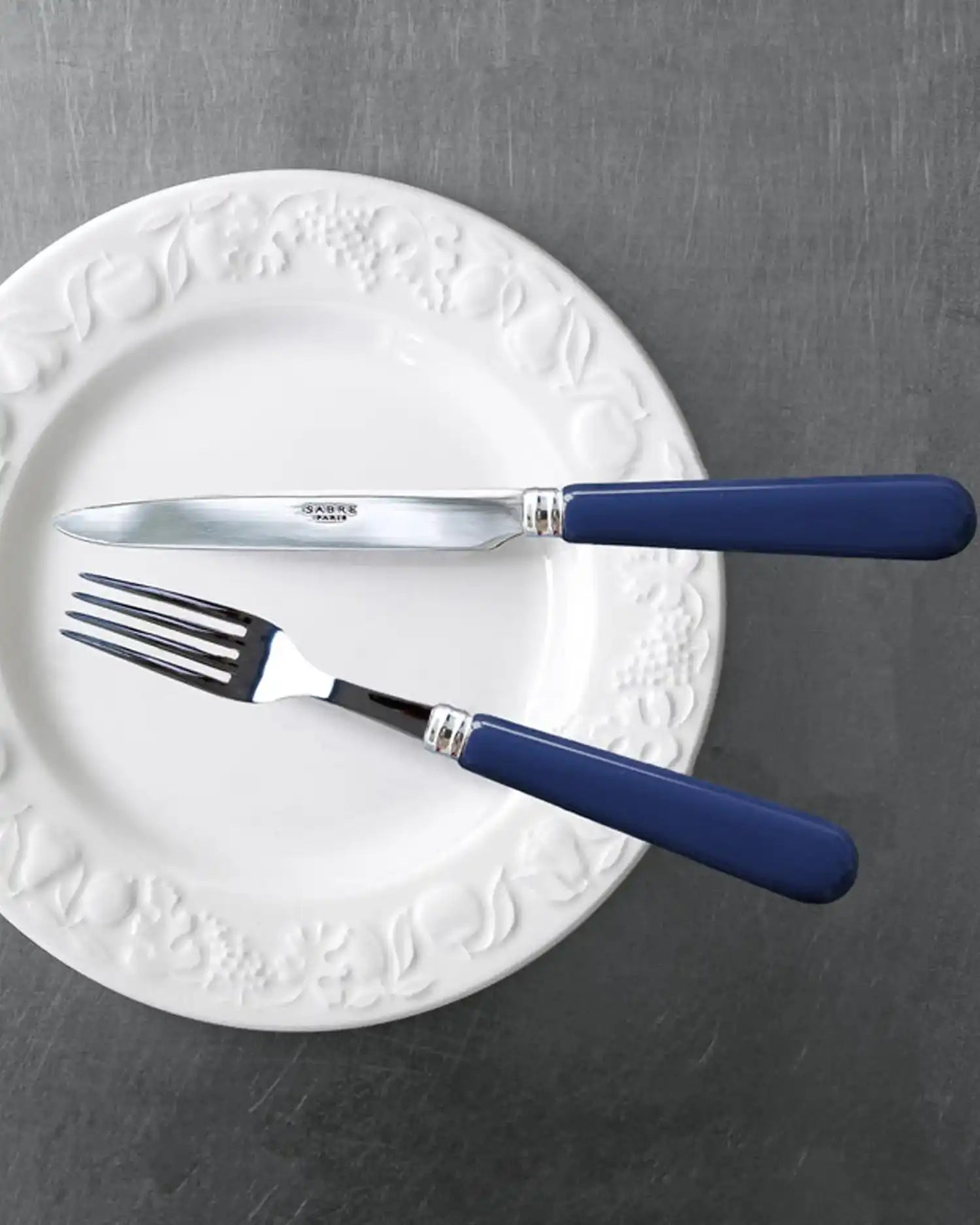 Sabre Paris Pop stainless steel dessert fork with acrylic handle - Buy now on ShopDecor - Discover the best products by SABRE PARIS design