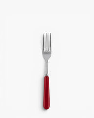 Sabre Paris Pop stainless steel dessert fork with acrylic handle Sabre Paris Burgundy - Buy now on ShopDecor - Discover the best products by SABRE PARIS design