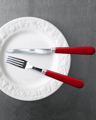 Sabre Paris Pop stainless steel dessert fork with acrylic handle - Buy now on ShopDecor - Discover the best products by SABRE PARIS design