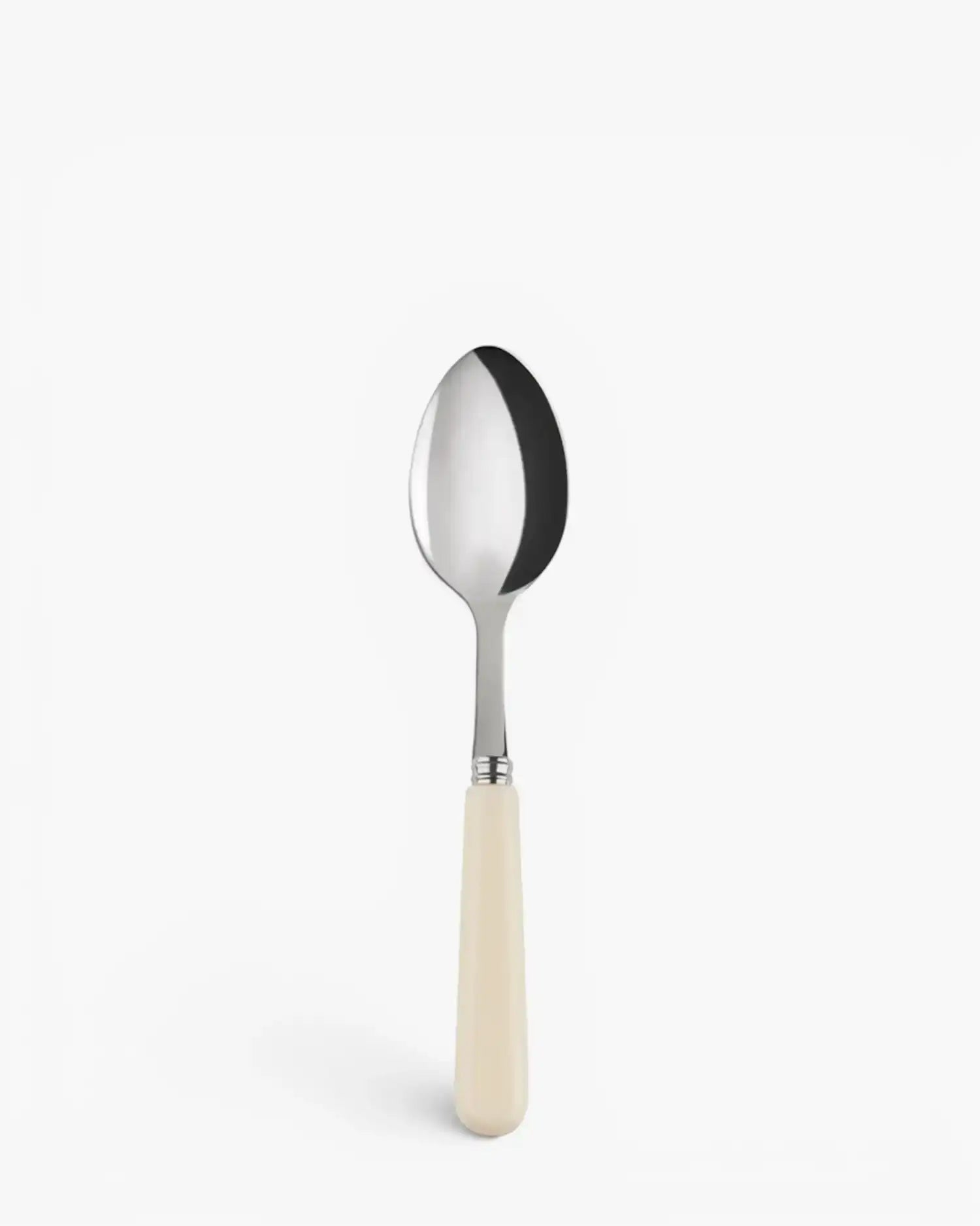 Sabre Paris Pop stainless steel dessert spoon with acrylic handle Sabre Paris Ivory - Buy now on ShopDecor - Discover the best products by SABRE PARIS design