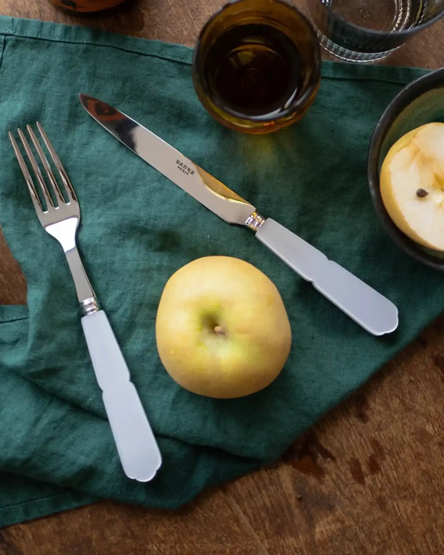 Sabre Paris Gustave 24-piece stainless steel cutlery set with acrylic handles - Buy now on ShopDecor - Discover the best products by SABRE PARIS design