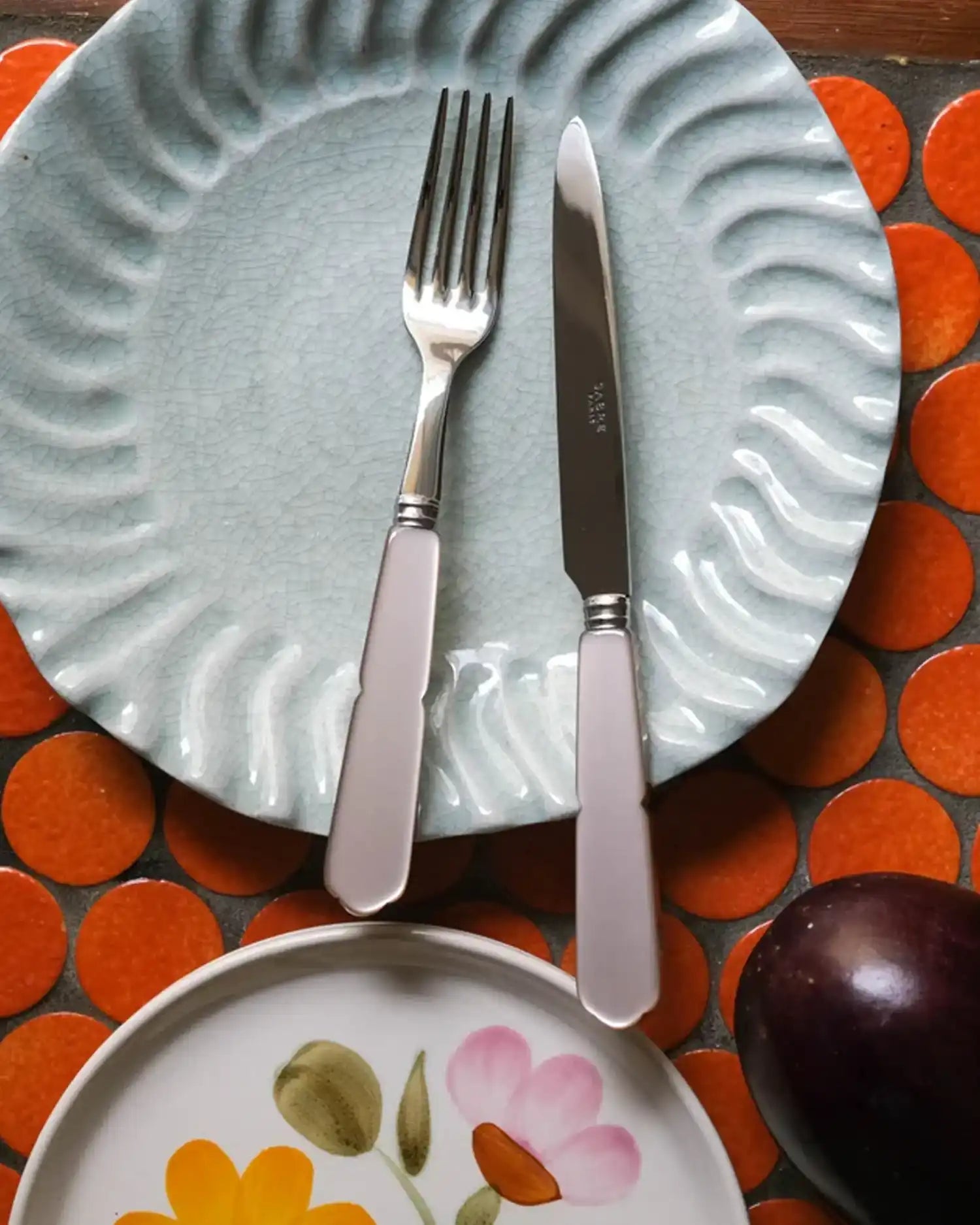 Sabre Paris Gustave 24-piece stainless steel cutlery set with acrylic handles - Buy now on ShopDecor - Discover the best products by SABRE PARIS design