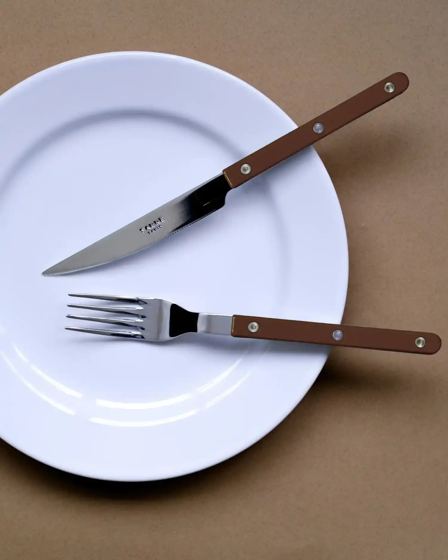 Sabre Paris Bistrot Shiny 24-piece stainless steel cutlery set with nylon handles - Buy now on ShopDecor - Discover the best products by SABRE PARIS design