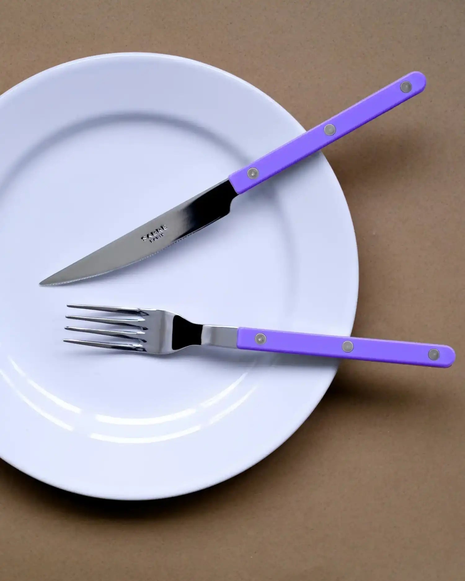 Sabre Paris Bistrot Shiny 24-piece stainless steel cutlery set with nylon handles - Buy now on ShopDecor - Discover the best products by SABRE PARIS design