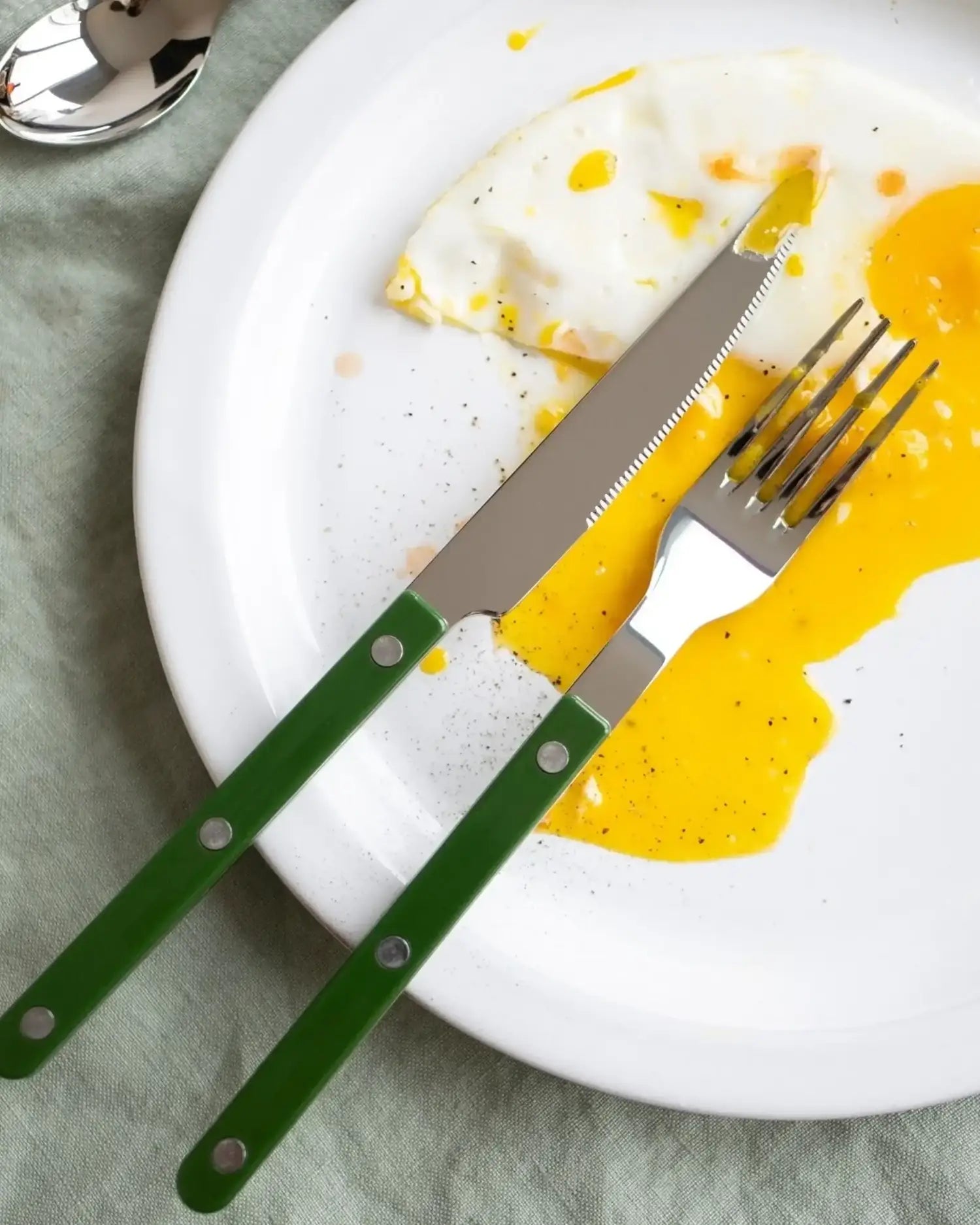 Sabre Paris Bistrot Shiny 5-piece stainless steel cutlery set with nylon handles - Buy now on ShopDecor - Discover the best products by SABRE PARIS design