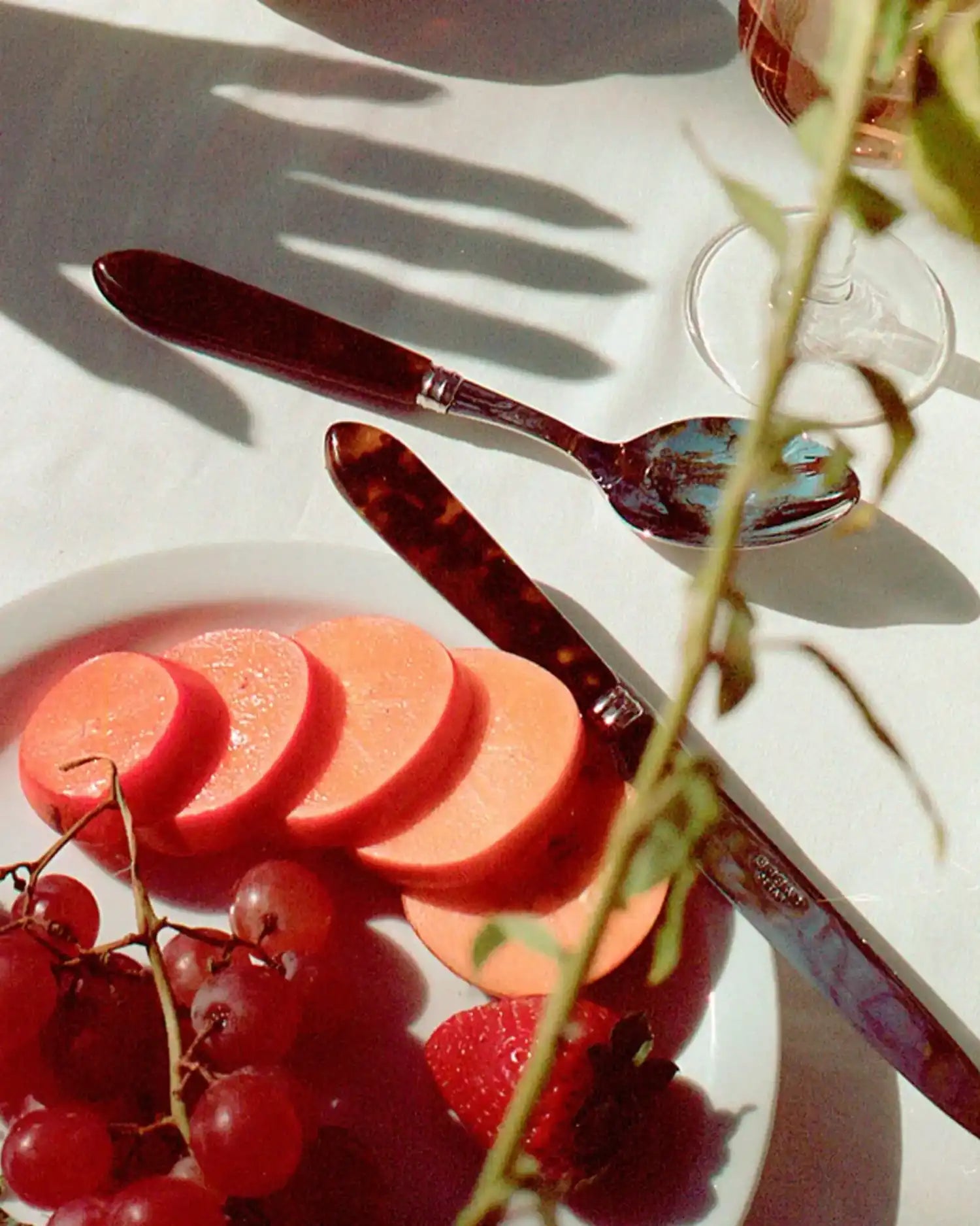 Sabre Paris Tortoise stainless steel dessert spoon with acrylic handle - Buy now on ShopDecor - Discover the best products by SABRE PARIS design