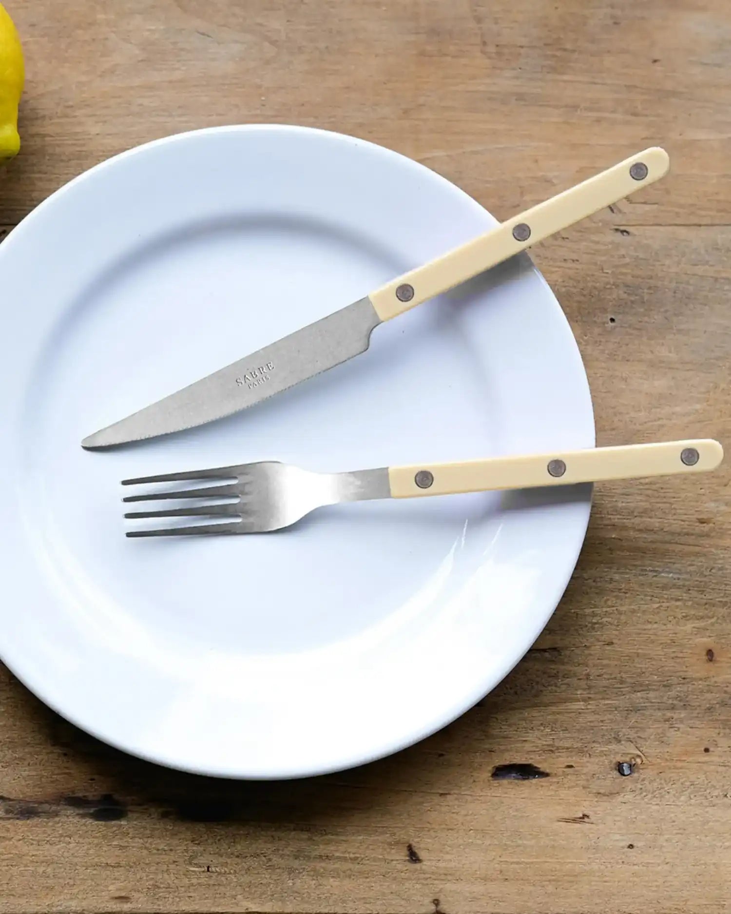 Sabre Paris Bistrot Vintage 24-piece stainless steel cutlery set with nylon handles - Buy now on ShopDecor - Discover the best products by SABRE PARIS design