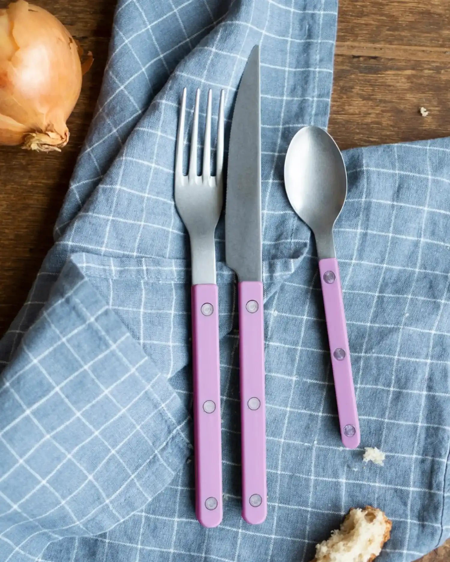 Sabre Paris Bistrot Vintage 24-piece stainless steel cutlery set with nylon handles - Buy now on ShopDecor - Discover the best products by SABRE PARIS design