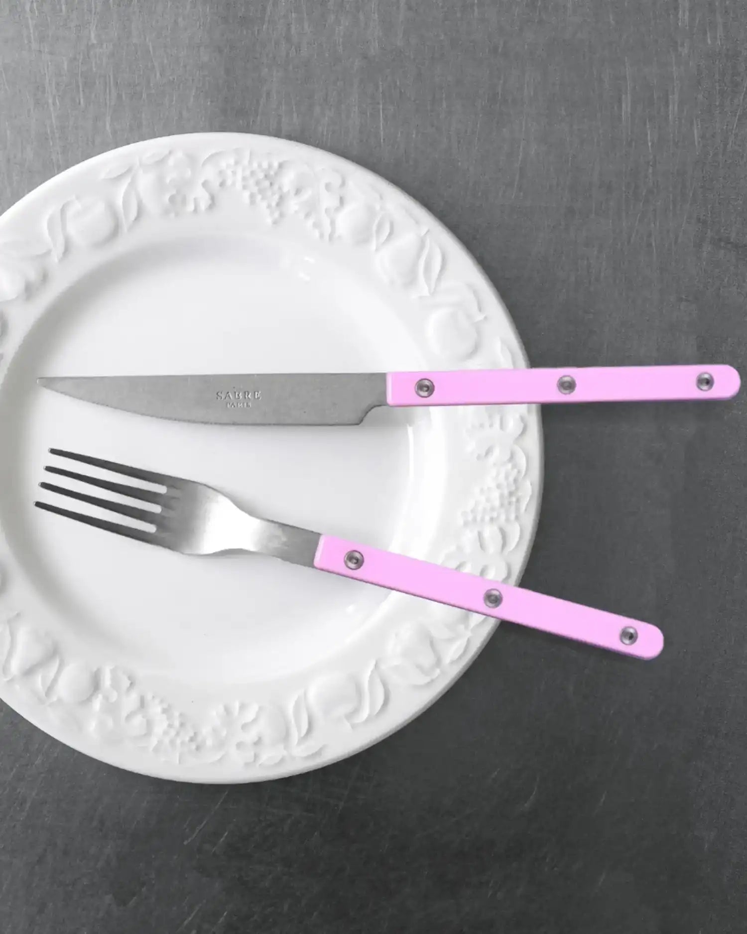 Sabre Paris Bistrot Vintage 24-piece stainless steel cutlery set with nylon handles - Buy now on ShopDecor - Discover the best products by SABRE PARIS design