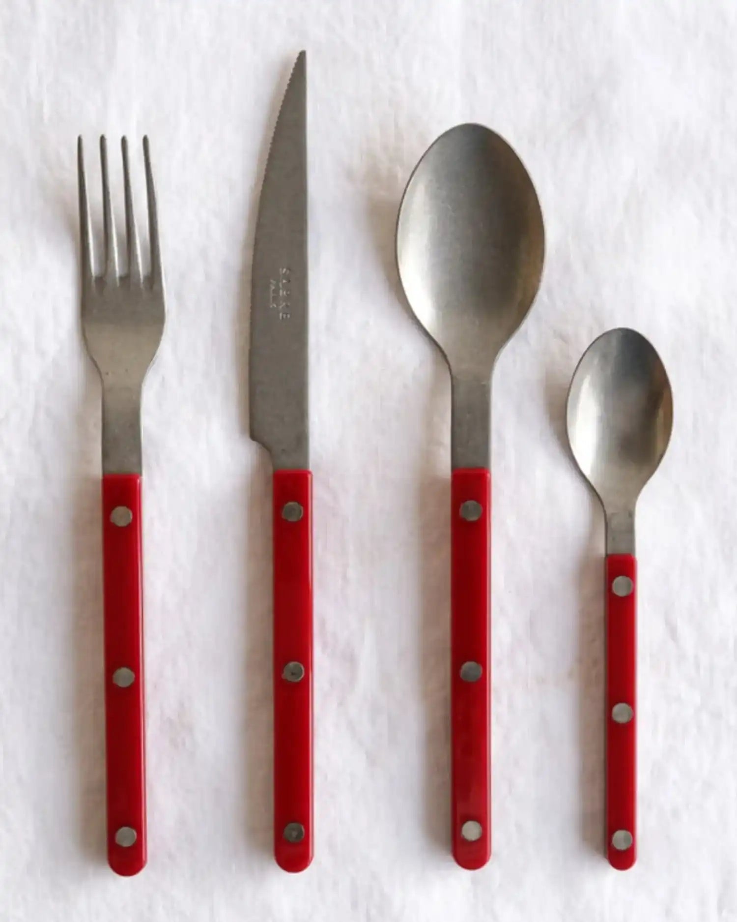 Sabre Paris Bistrot Vintage 24-piece stainless steel cutlery set with nylon handles - Buy now on ShopDecor - Discover the best products by SABRE PARIS design