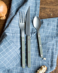 Sabre Paris Bistrot Vintage 24-piece stainless steel cutlery set with nylon handles - Buy now on ShopDecor - Discover the best products by SABRE PARIS design