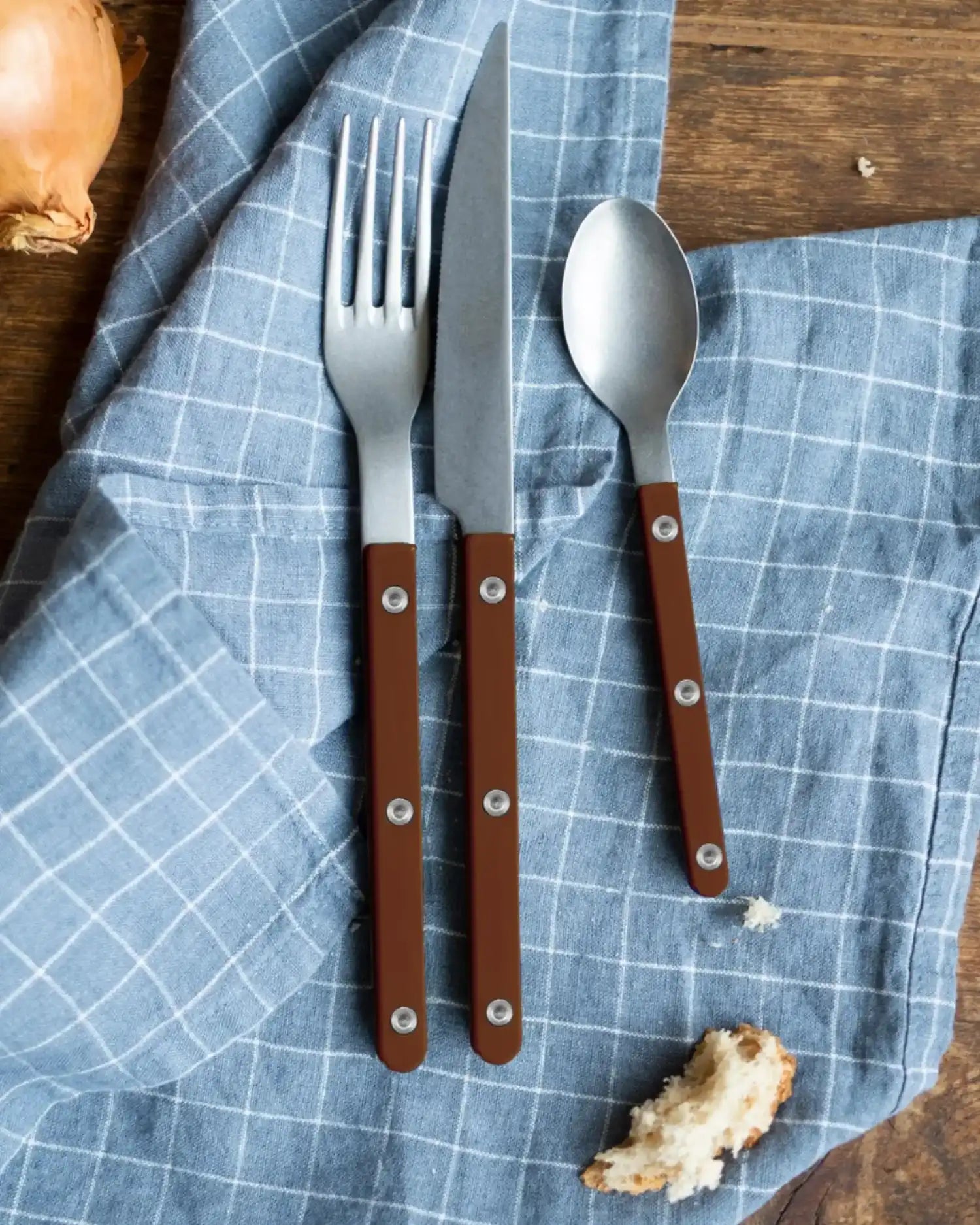 Sabre Paris Bistrot Vintage 24-piece stainless steel cutlery set with nylon handles - Buy now on ShopDecor - Discover the best products by SABRE PARIS design