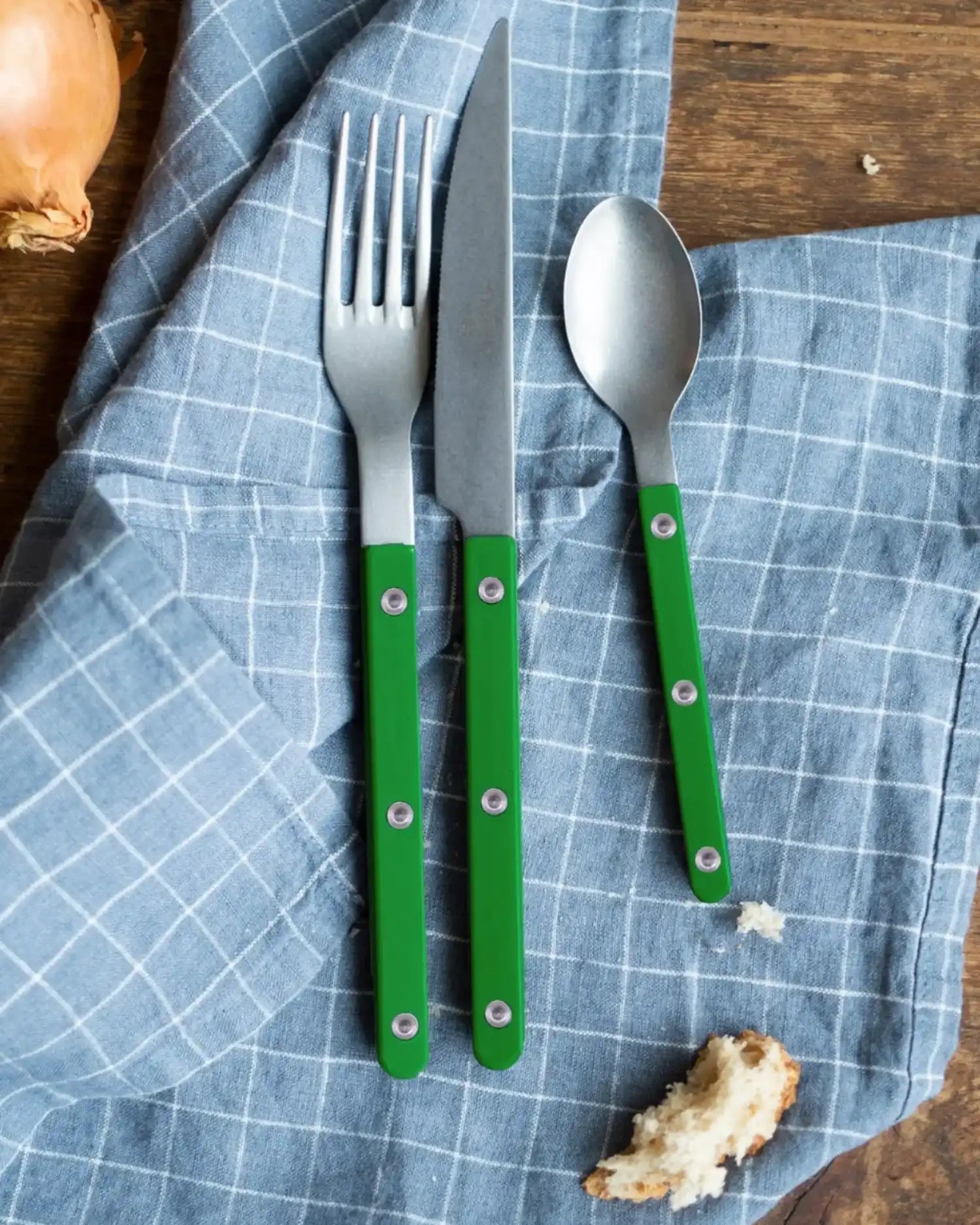 Sabre Paris Bistrot Vintage 24-piece stainless steel cutlery set with nylon handles - Buy now on ShopDecor - Discover the best products by SABRE PARIS design