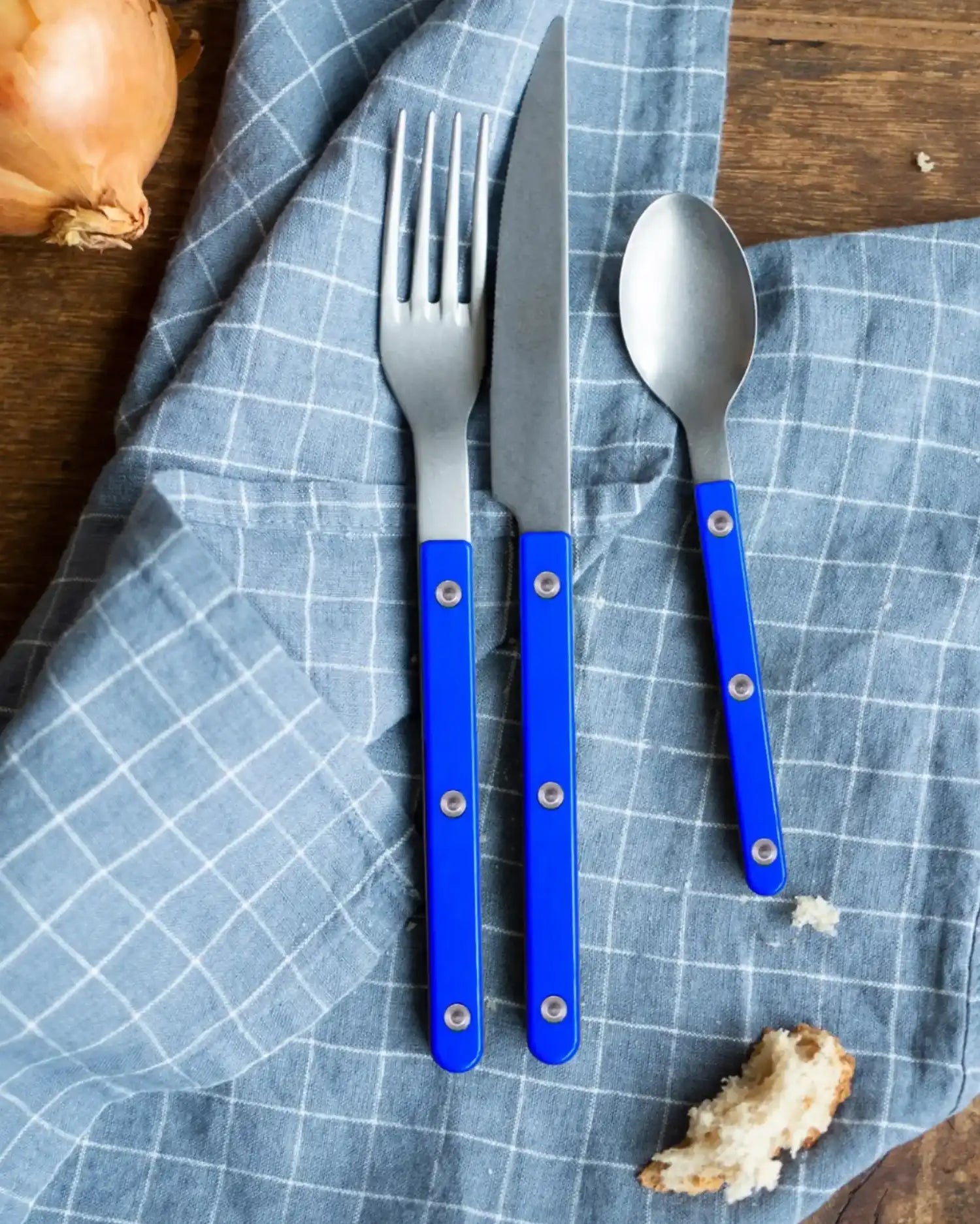 Sabre Paris Bistrot Vintage 24-piece stainless steel cutlery set with nylon handles - Buy now on ShopDecor - Discover the best products by SABRE PARIS design