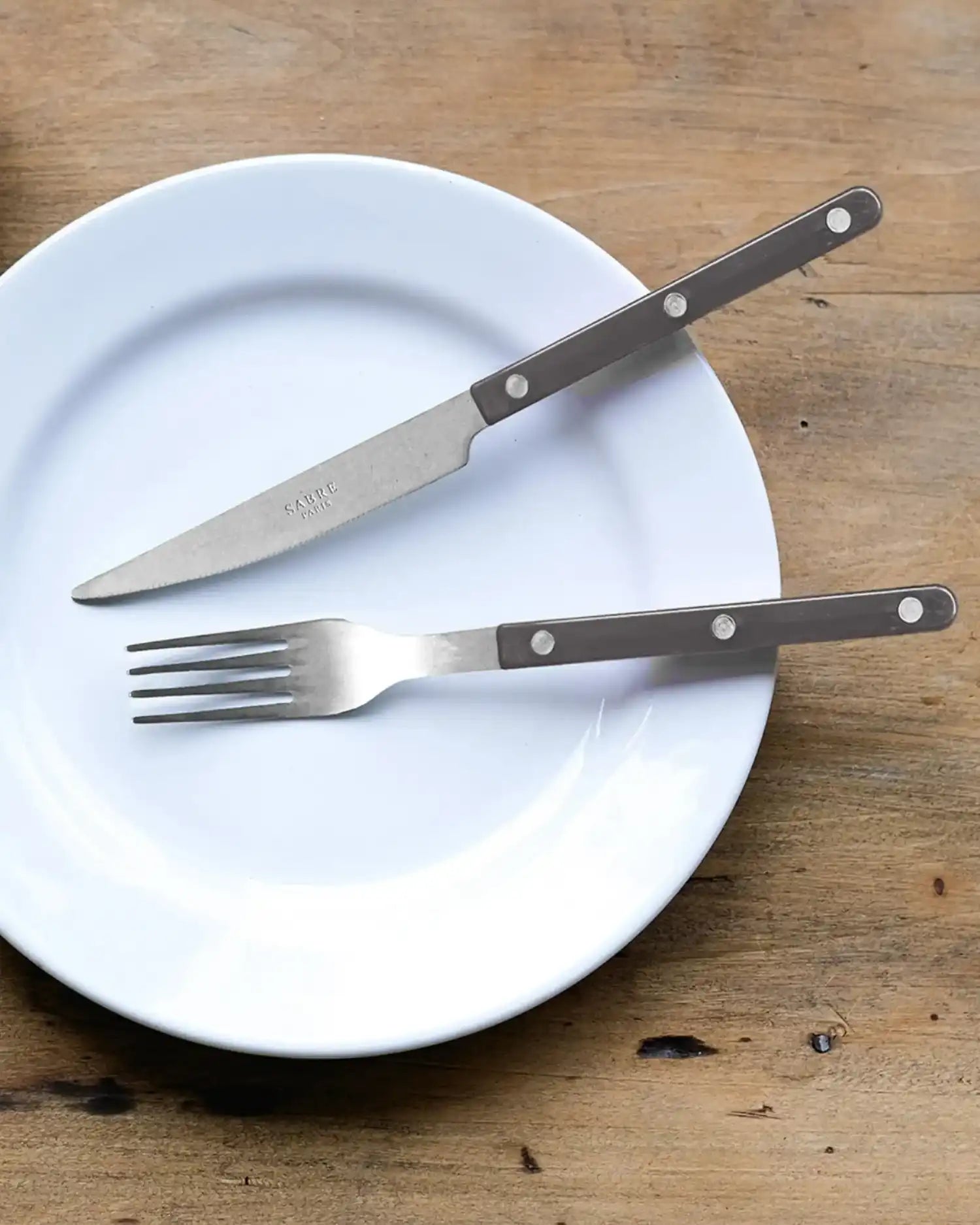 Sabre Paris Bistrot Vintage 24-piece stainless steel cutlery set with nylon handles - Buy now on ShopDecor - Discover the best products by SABRE PARIS design