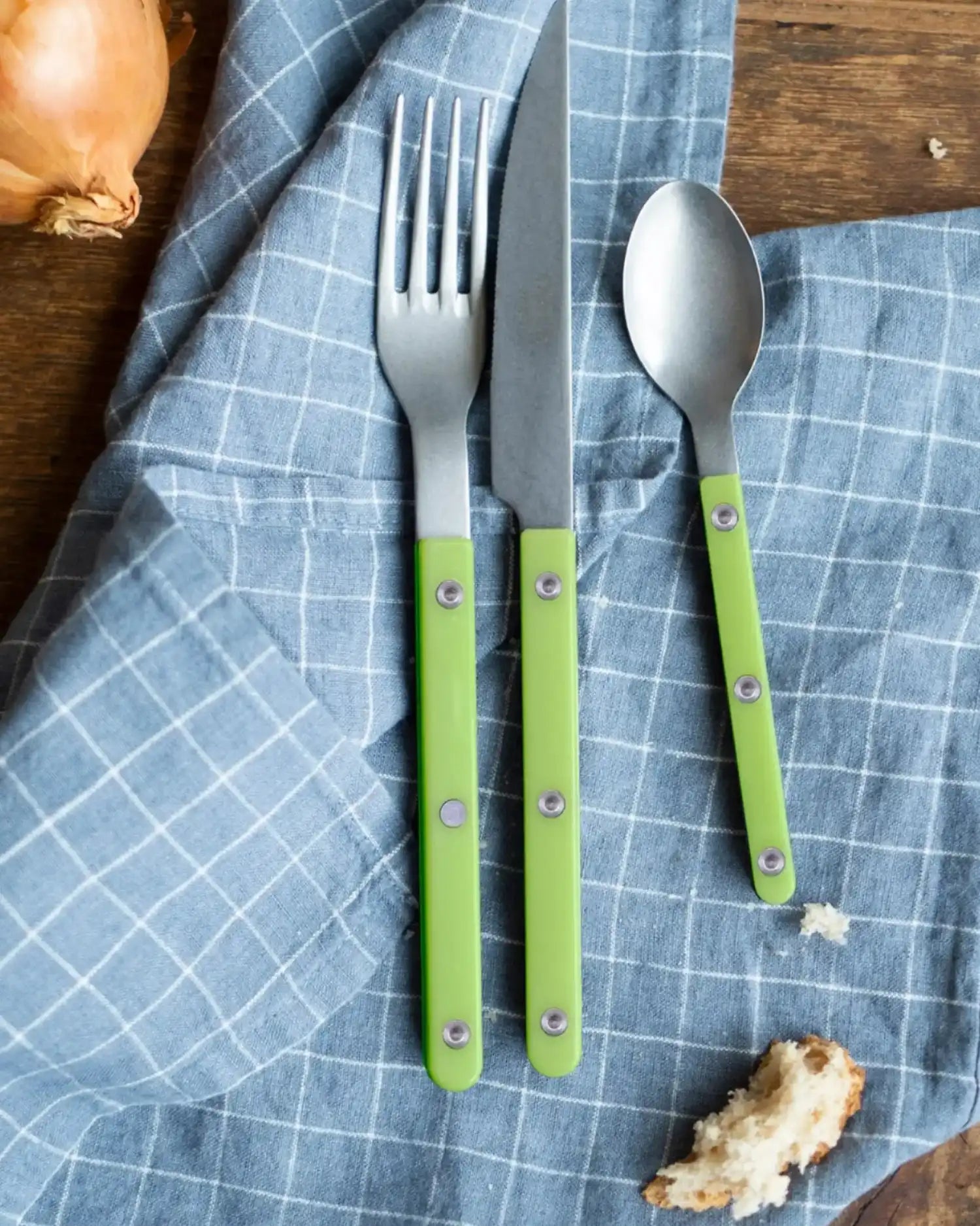 Sabre Paris Bistrot Vintage 24-piece stainless steel cutlery set with nylon handles - Buy now on ShopDecor - Discover the best products by SABRE PARIS design