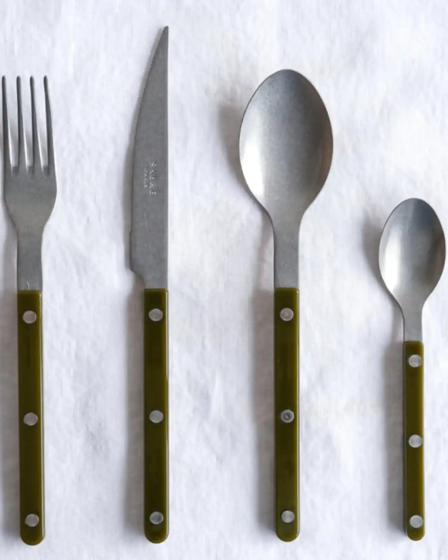 Sabre Paris Bistrot Vintage 24-piece stainless steel cutlery set with nylon handles - Buy now on ShopDecor - Discover the best products by SABRE PARIS design