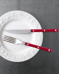 Sabre Paris Bistrot Vintage 5-piece stainless steel cutlery set with nylon handles - Buy now on ShopDecor - Discover the best products by SABRE PARIS design