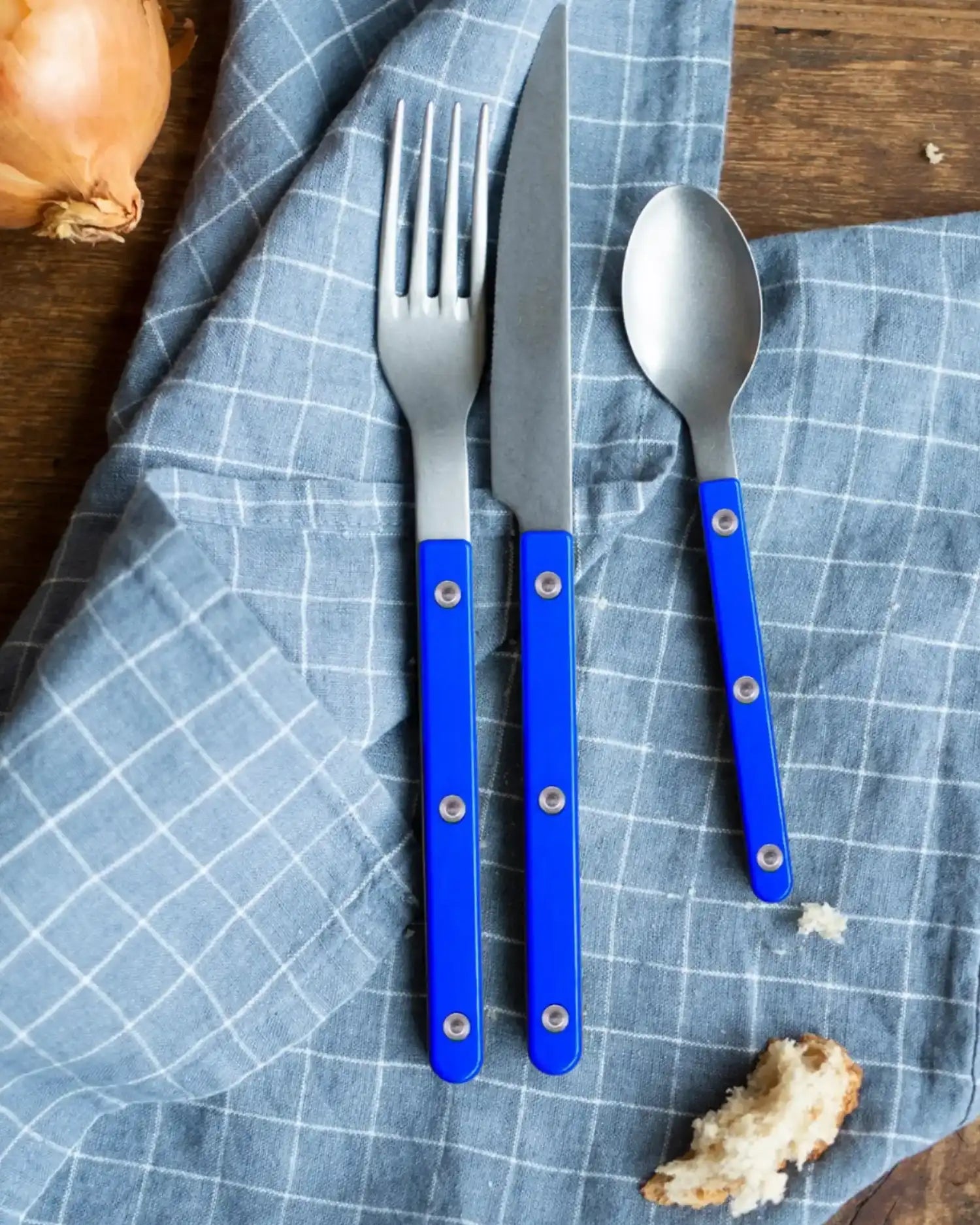 Sabre Paris Bistrot Vintage 5-piece stainless steel cutlery set with nylon handles - Buy now on ShopDecor - Discover the best products by SABRE PARIS design