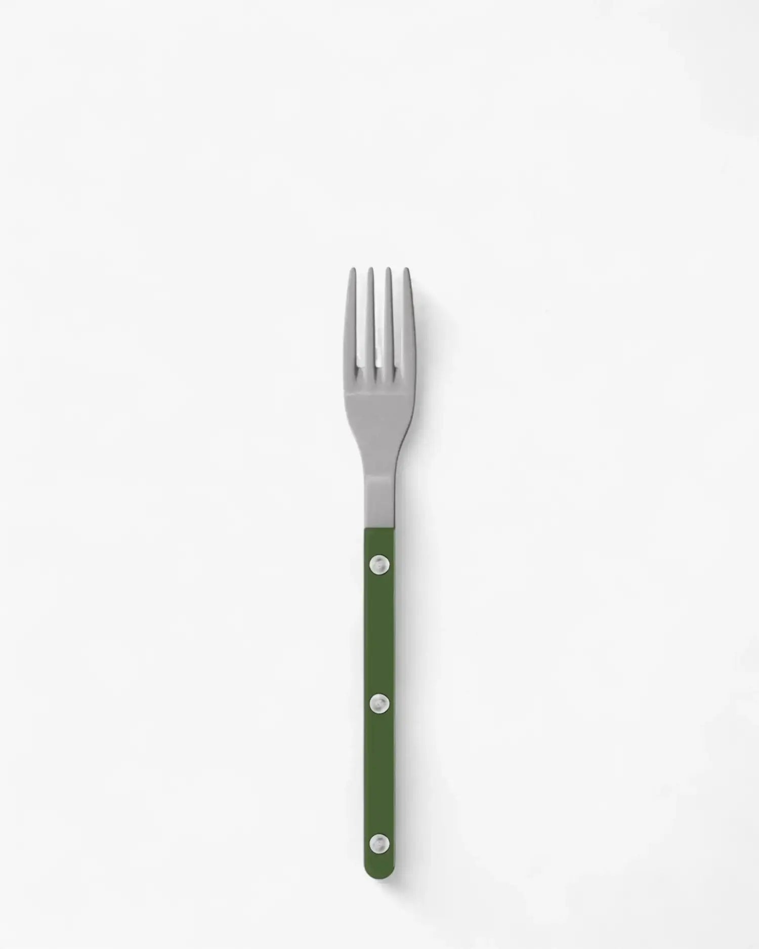 Sabre Paris Bistrot Vintage stainless steel dessert fork with nylon handle Sabre Paris Green - Buy now on ShopDecor - Discover the best products by SABRE PARIS design