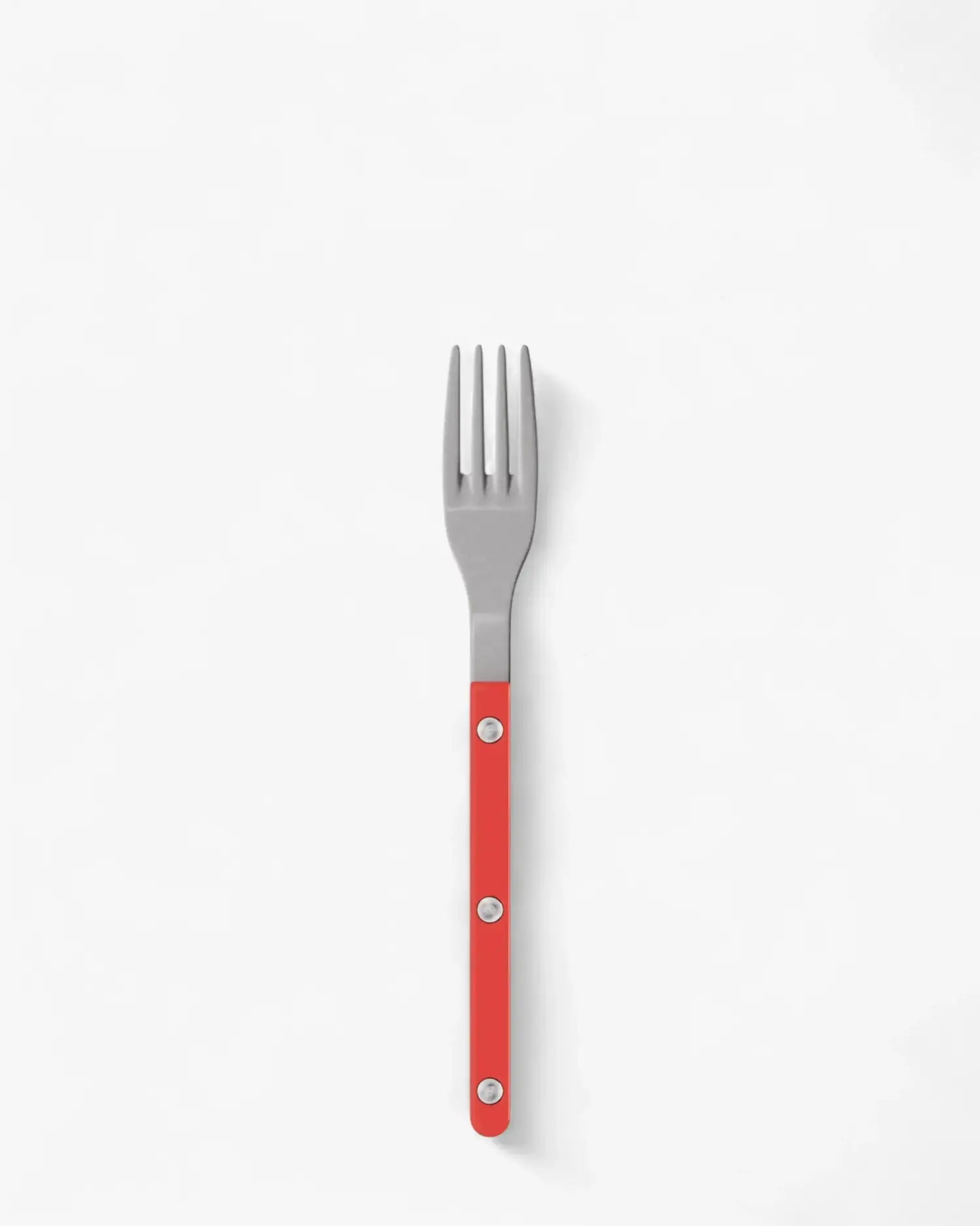 Sabre Paris Bistrot Vintage stainless steel dessert fork with nylon handle Sabre Paris Red - Buy now on ShopDecor - Discover the best products by SABRE PARIS design