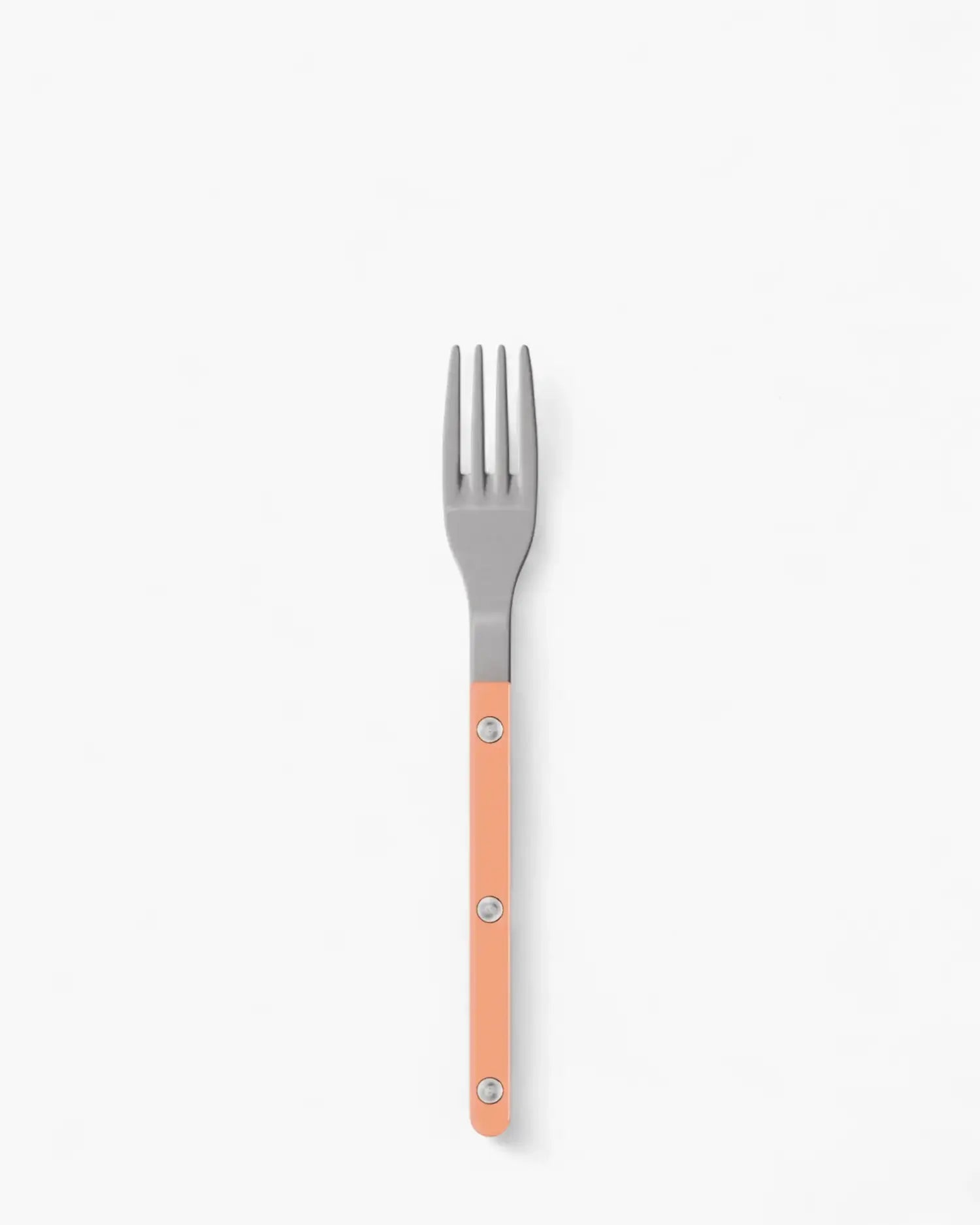Sabre Paris Bistrot Vintage stainless steel dessert fork with nylon handle Sabre Paris Nude Pink - Buy now on ShopDecor - Discover the best products by SABRE PARIS design