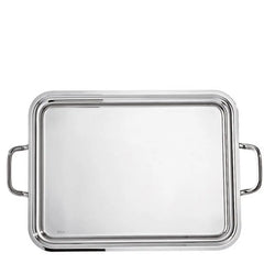 Sambonet Elite rectangular tray silverplated With Handles - Buy now on ShopDecor - Discover the best products by SAMBONET design