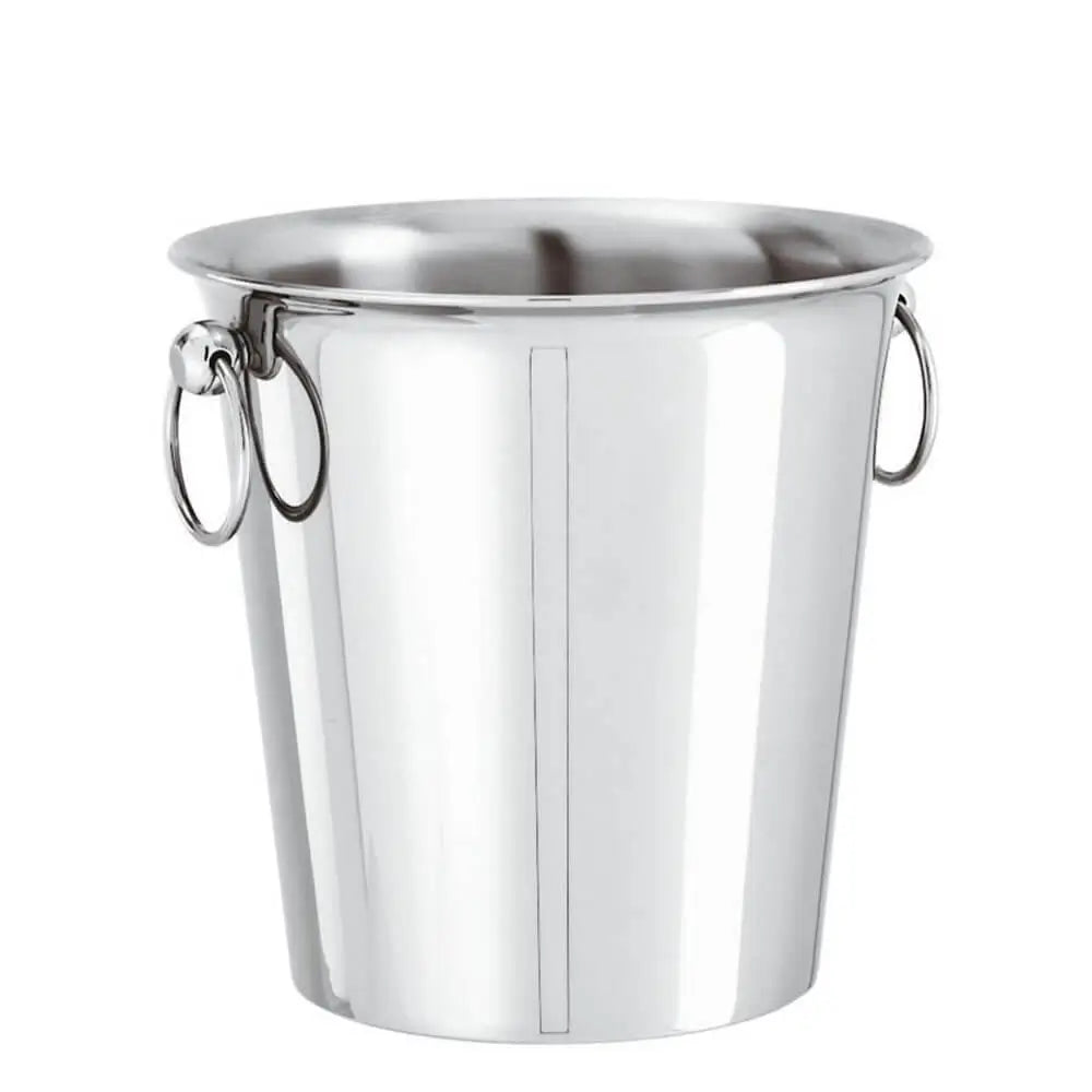 Sambonet Elite wine cooler diam. 20 cm - 7.87 in Silver 21 cm - 8.27 in - Buy now on ShopDecor - Discover the best products by SAMBONET design