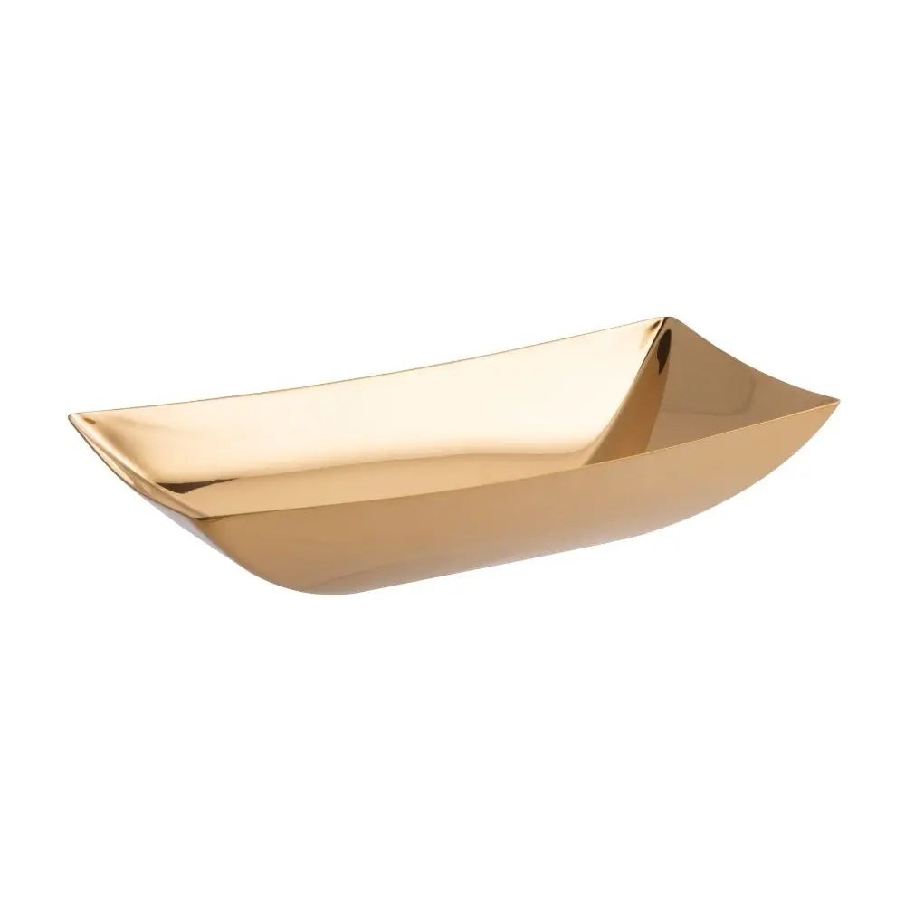 Sambonet Linea Q bread basket Sambonet Mirror PVD Gold - Buy now on ShopDecor - Discover the best products by SAMBONET design