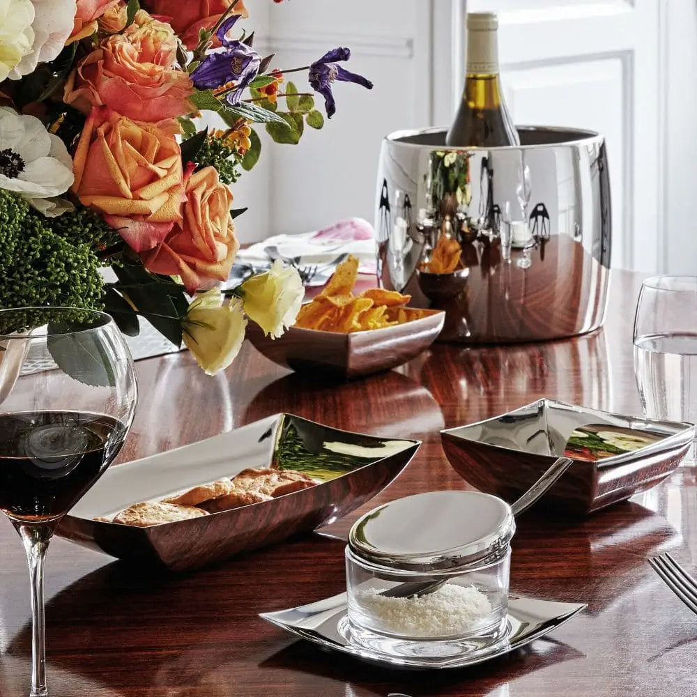 Sambonet Linea Q bread basket - Buy now on ShopDecor - Discover the best products by SAMBONET design
