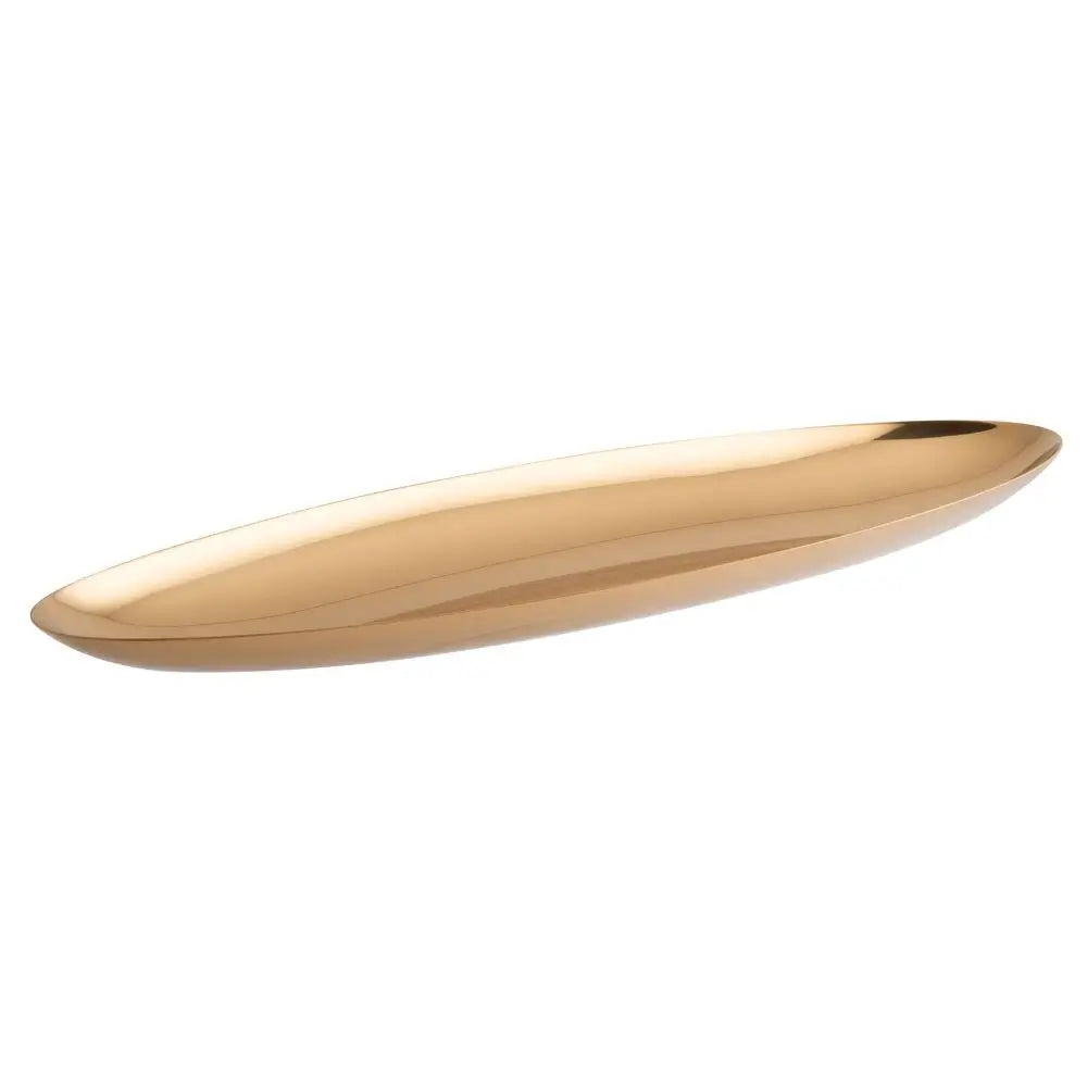 Sambonet Linea Q tray Sambonet Mirror PVD Gold Oval - Buy now on ShopDecor - Discover the best products by SAMBONET design