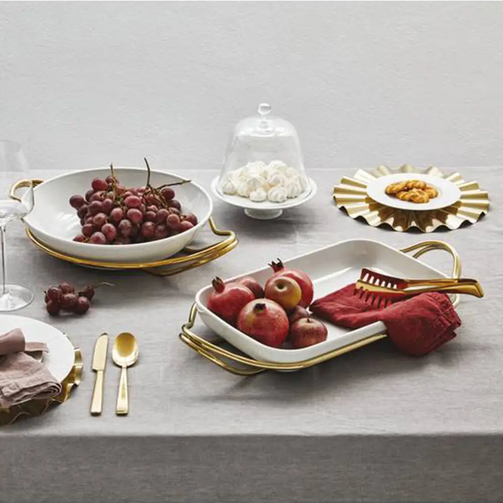 Sambonet New Living holder with rectangular dish - Buy now on ShopDecor - Discover the best products by SAMBONET design