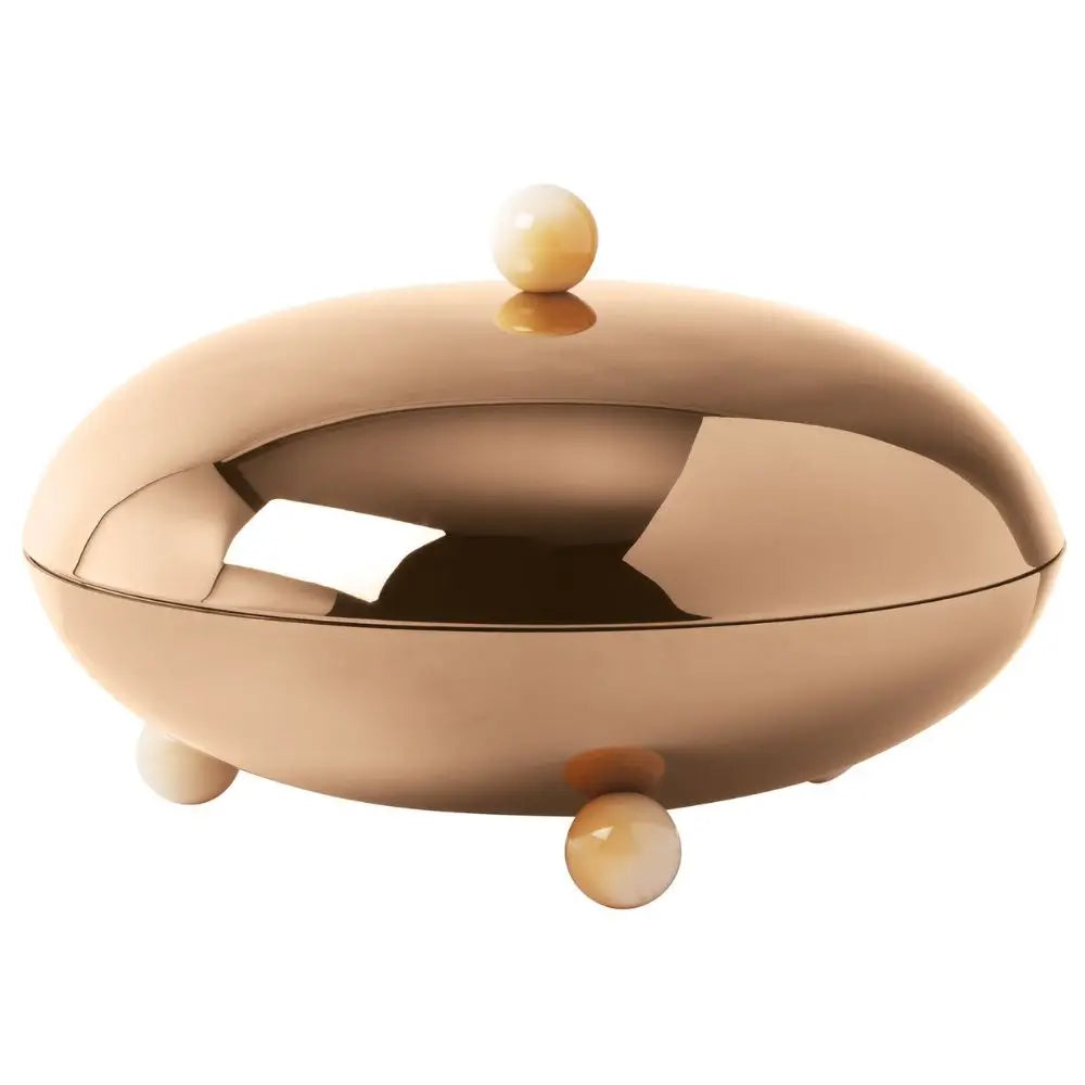 Sambonet Penelope centerpiece Sambonet Mirror PVD Rum 26 cm - 10.24 in - Buy now on ShopDecor - Discover the best products by SAMBONET design