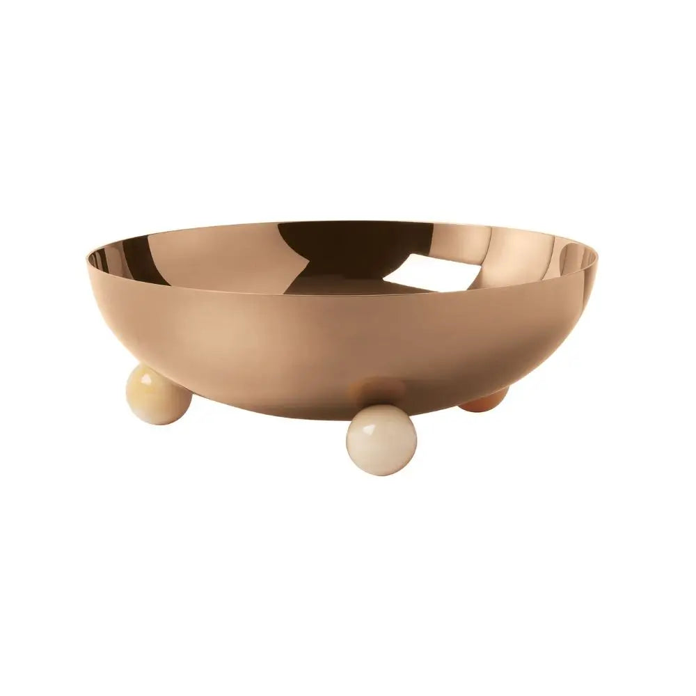 Sambonet Penelope bowl Sambonet Mirror PVD Rum 20.5 cm - 8.07 in - Buy now on ShopDecor - Discover the best products by SAMBONET design