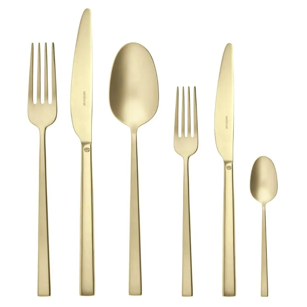 Sambonet Rock cutlery set Sambonet Antique PVD Champagne Set 36 - Buy now on ShopDecor - Discover the best products by SAMBONET design