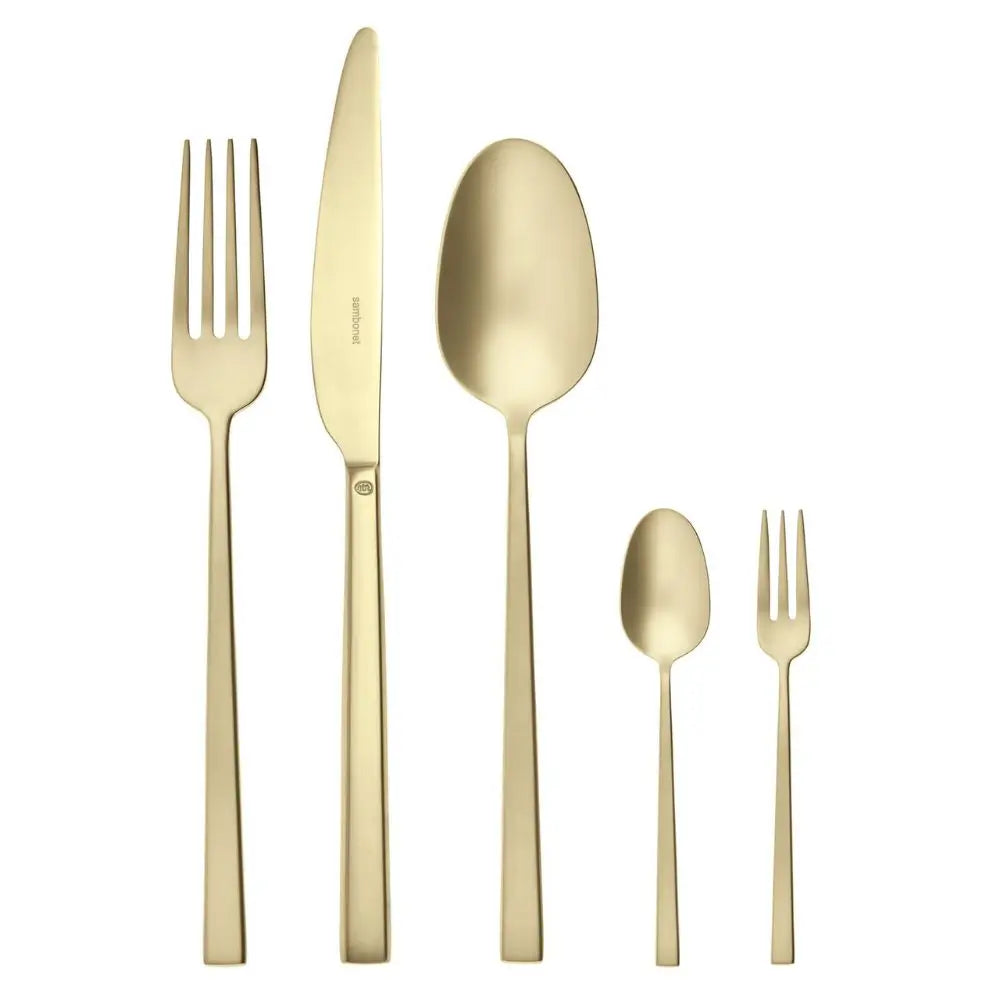 Sambonet Rock cutlery set Sambonet Antique PVD Champagne Set 60 - Buy now on ShopDecor - Discover the best products by SAMBONET design