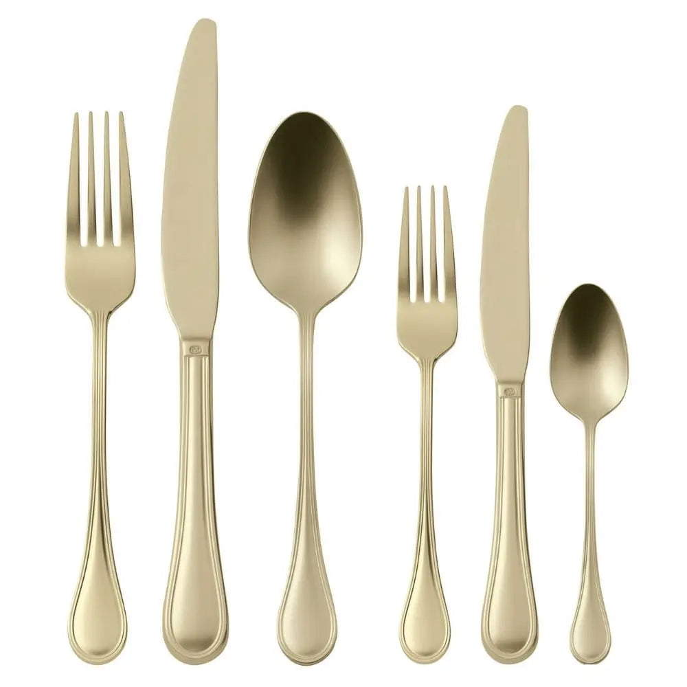 Sambonet Royal cutlery set Sambonet Antique PVD Champagne Set 36 - Buy now on ShopDecor - Discover the best products by SAMBONET design