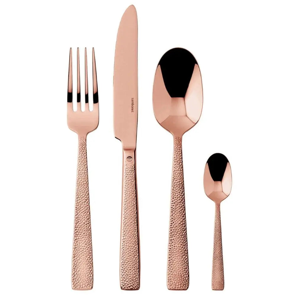 Sambonet Siena cutlery set Sambonet Mirror PVD Copper Set 24 - Buy now on ShopDecor - Discover the best products by SAMBONET design