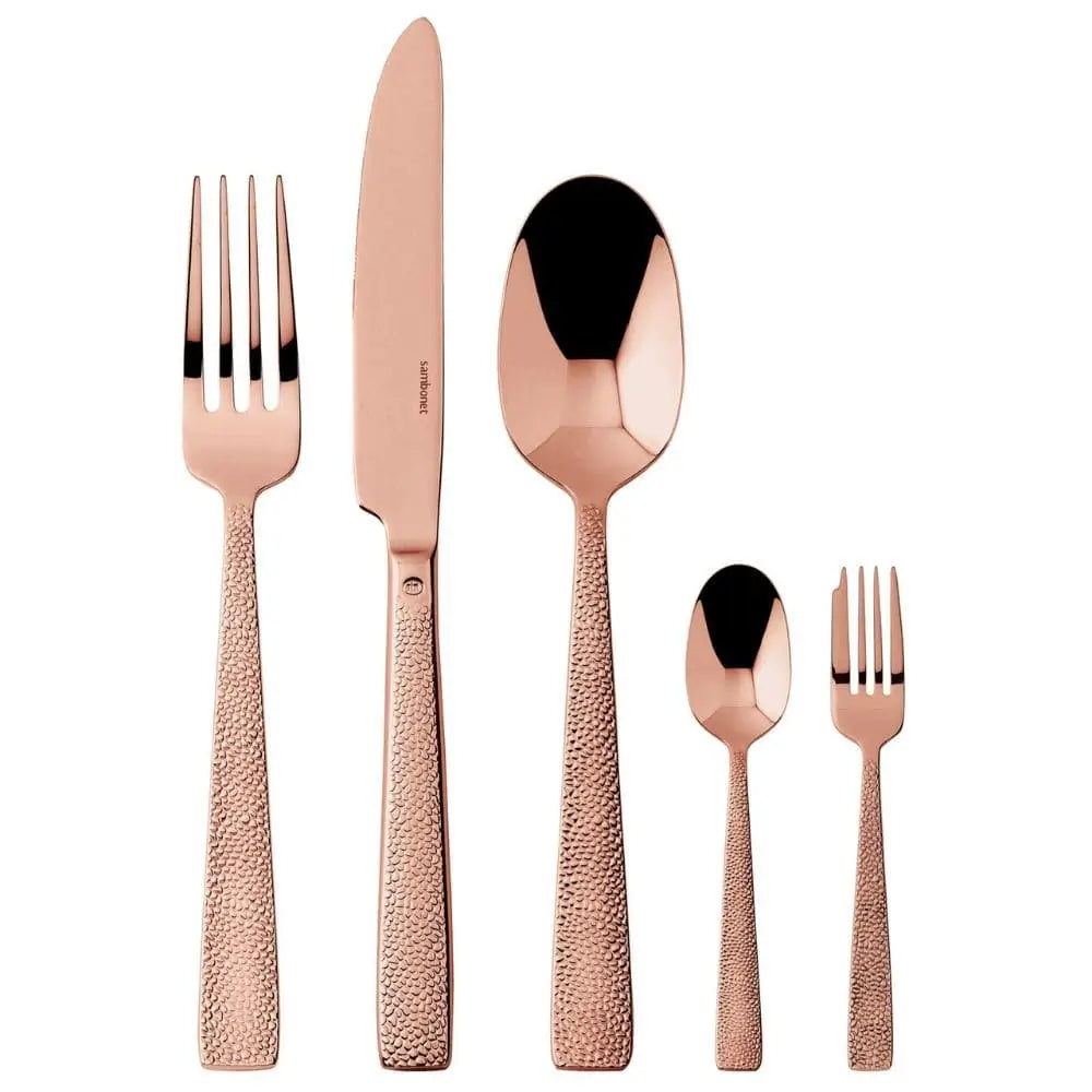 Sambonet Siena cutlery set Sambonet Mirror PVD Copper Set 30 - Buy now on ShopDecor - Discover the best products by SAMBONET design