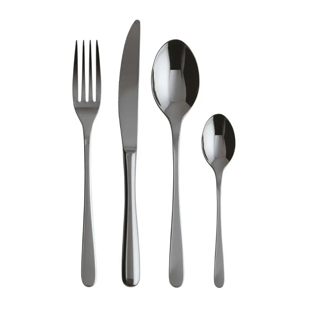 Sambonet Taste cutlery set Sambonet Mirror Pvd Black Set 24 - Buy now on ShopDecor - Discover the best products by SAMBONET design
