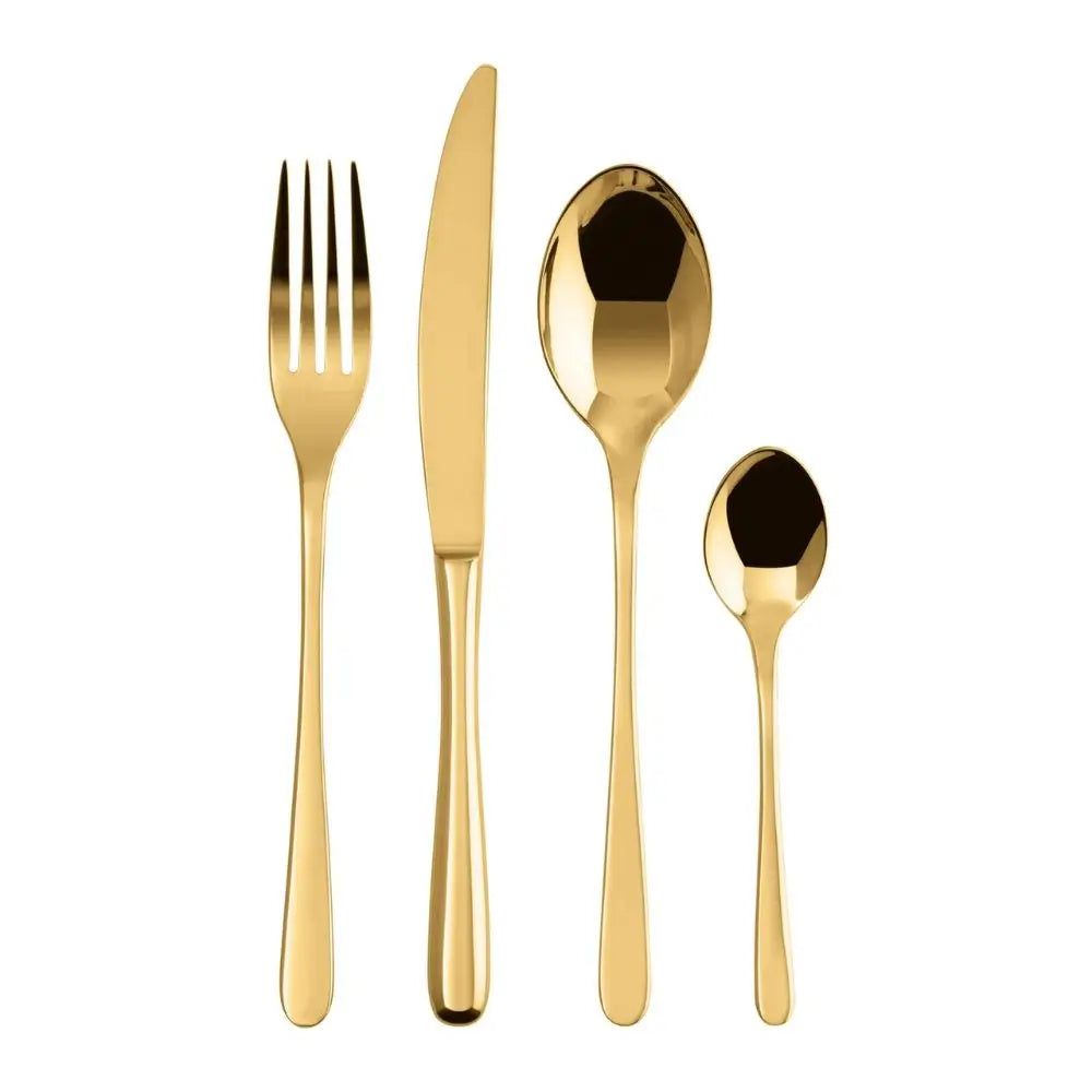 Sambonet Taste cutlery set Sambonet Mirror PVD Gold Set 24 - Buy now on ShopDecor - Discover the best products by SAMBONET design